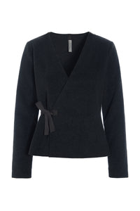 SLÅ- OM- BLUSE - 1418 - SOFT BLACK