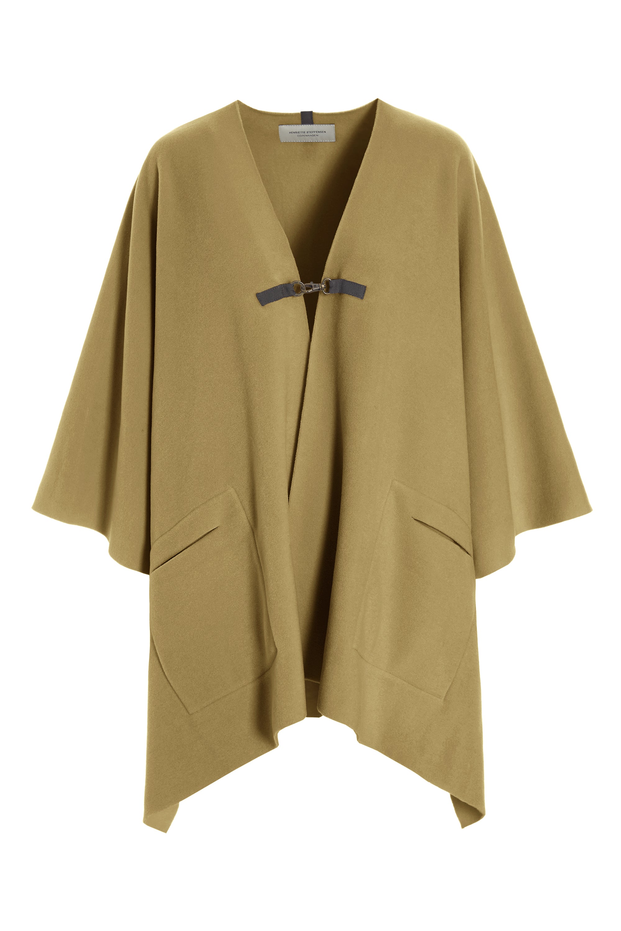 HENRIETTE STEFFENSEN COPENHAGEN SLAG - 4120 PONCHOS OLIVE 655