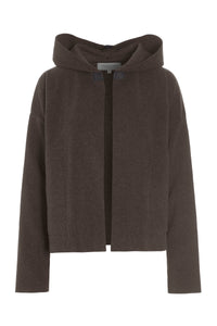 SPORTY CARDIGAN - 7158 - CHOCOLATE
