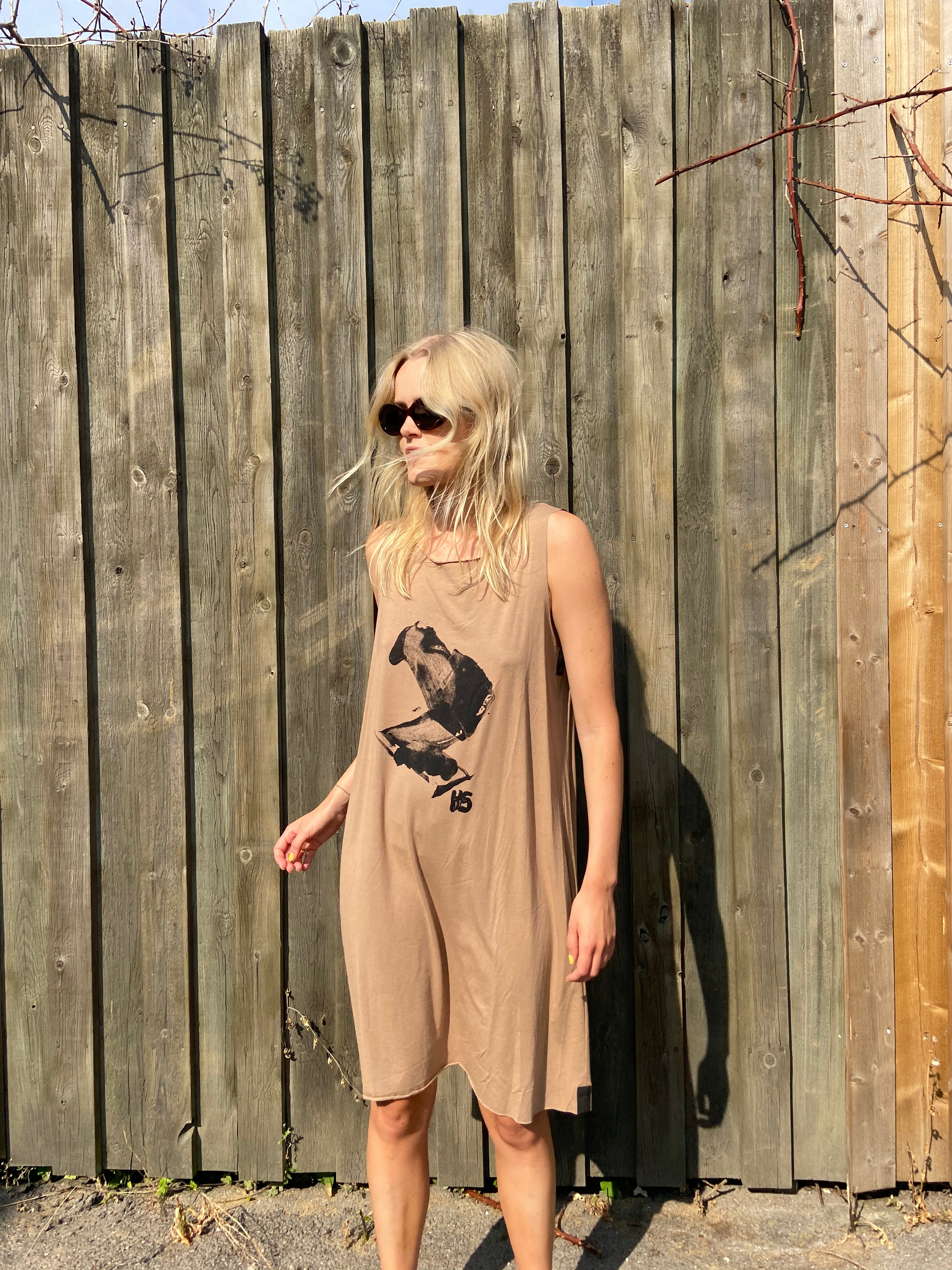 HENRIETTE STEFFENSEN COPENHAGEN STRAND KJOLE - 98034 KJOLER CAMEL 815