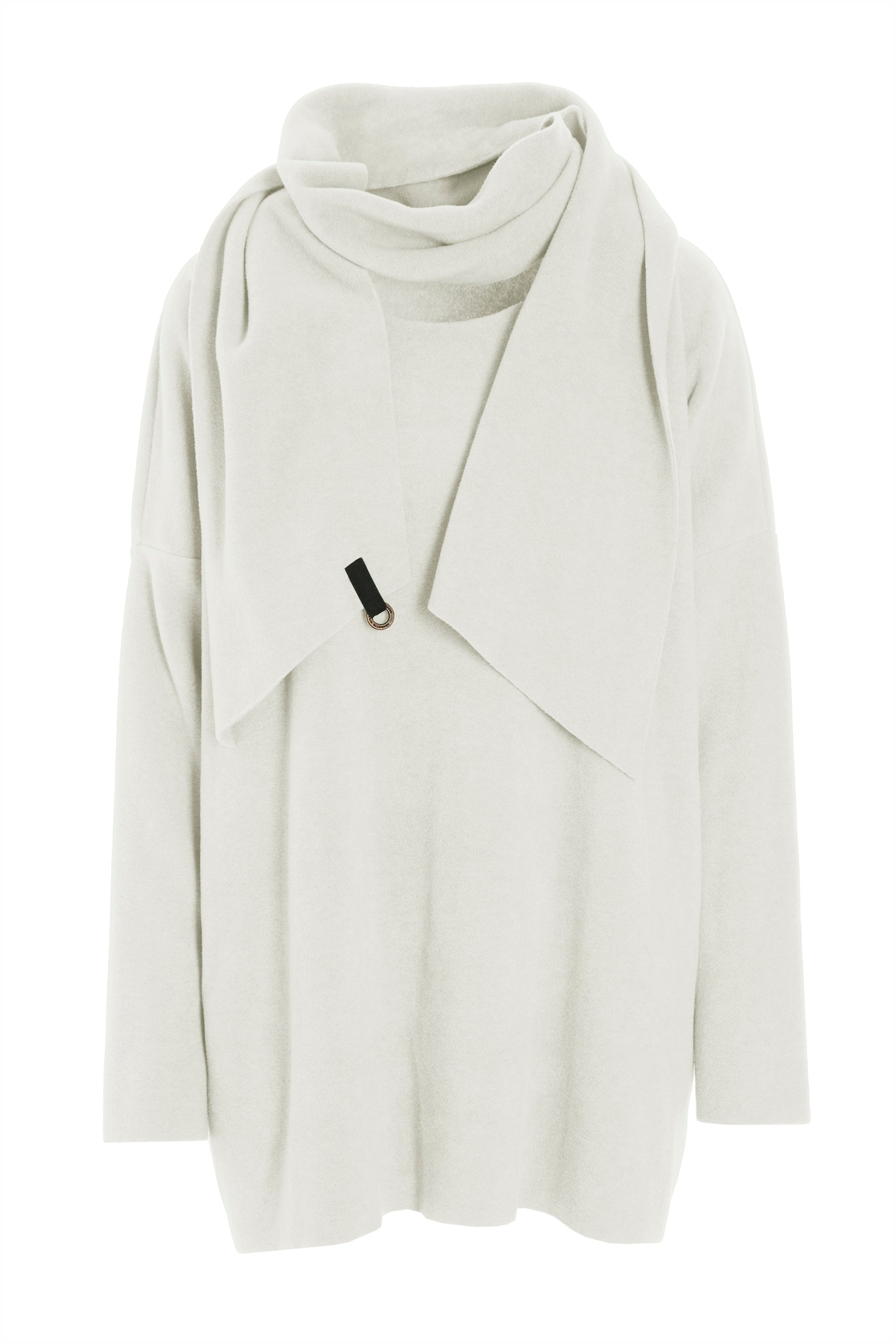 HENRIETTE STEFFENSEN COPENHAGEN SWEATER MED TØRKLÆDE - 1338 BLUSER OFF WHITE 802