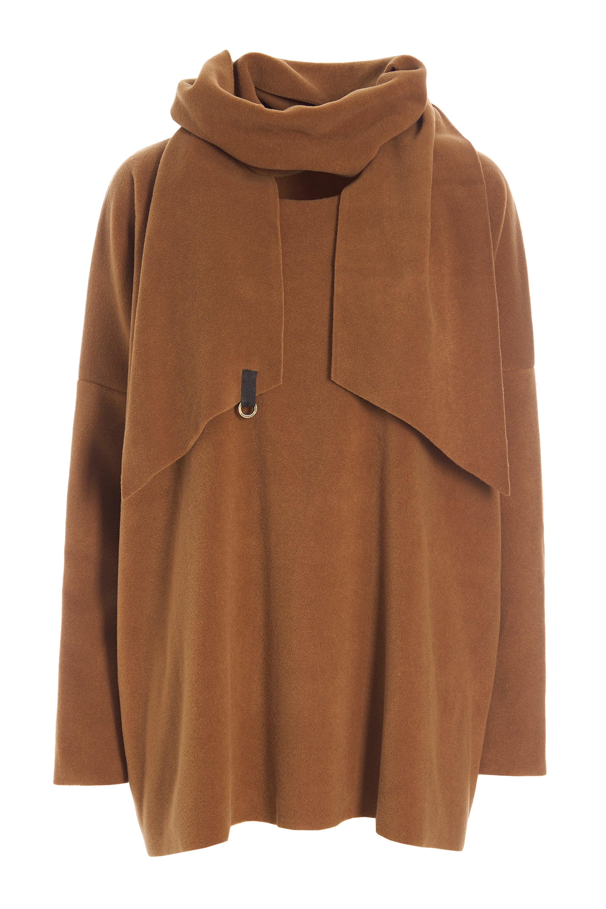 HENRIETTE STEFFENSEN COPENHAGEN SWEATER MED TØRKLÆDE - 1338 BLUSER RUST 706