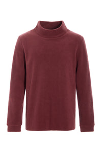 SWEATER M/ HØJ HALS - 1031C - BORDEAUX
