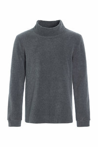 SWEATER M/ HØJ HALS - 1031C - GREY