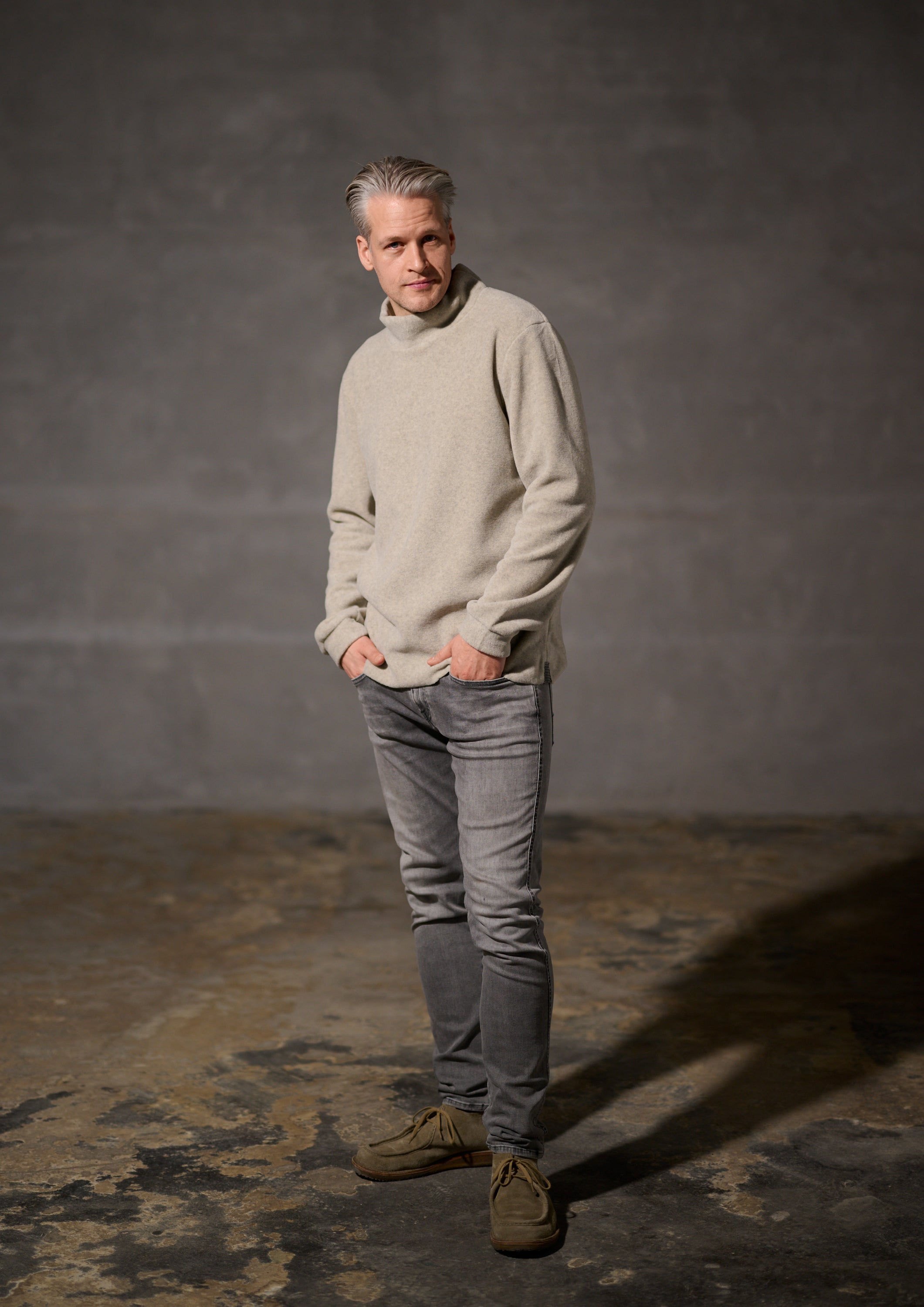 CARL BY STEFFENSEN COPENHAGEN SWEATER M/ HØJ HALS - 1031C BLOUSES & SWEATERS SAND 805