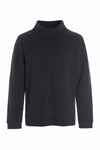 SWEATER M/ HØJ HALS - 1031C - SOFT BLACK
