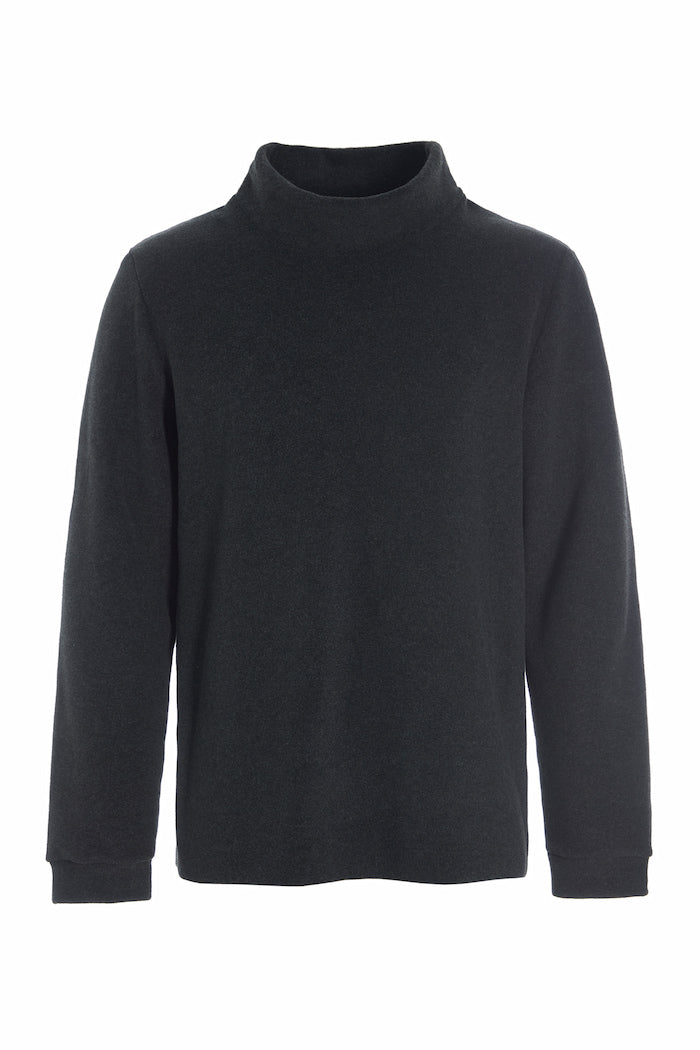 CARL BY STEFFENSEN COPENHAGEN SWEATER M/ HØJ HALS - 1031C BLOUSES & SWEATERS SOFT BLACK 914