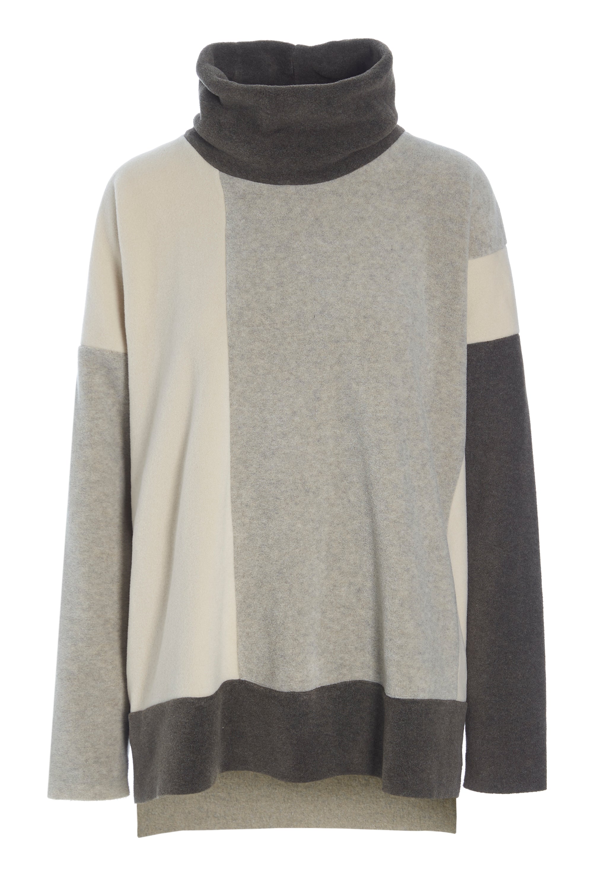HENRIETTE STEFFENSEN COPENHAGEN SWEATER NO WASTE - 1340 BLUSER BARK/KIT/SAND 645