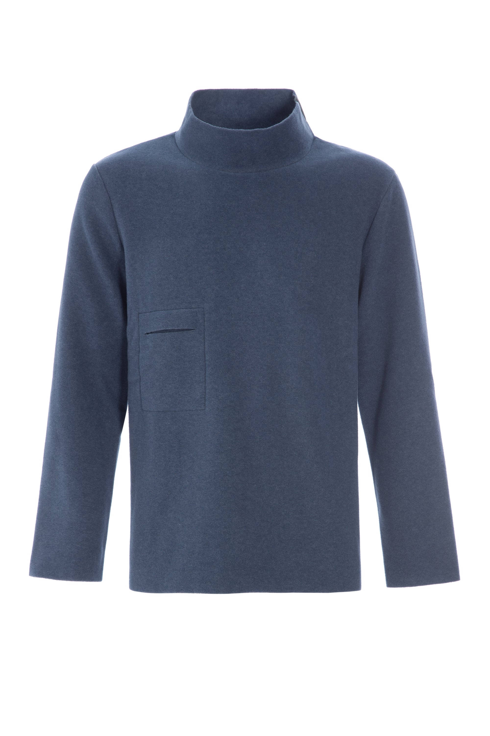 CARL BY STEFFENSEN COPENHAGEN SWEATER TURTLE NECK - 1003C BLOUSES & SWEATERS BLUE 500