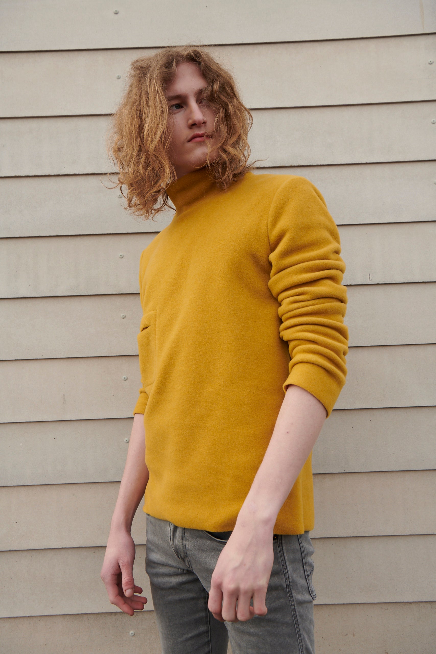 CARL BY STEFFENSEN COPENHAGEN SWEATER TURTLE NECK - 1003C BLOUSES & SWEATERS CURRY 700