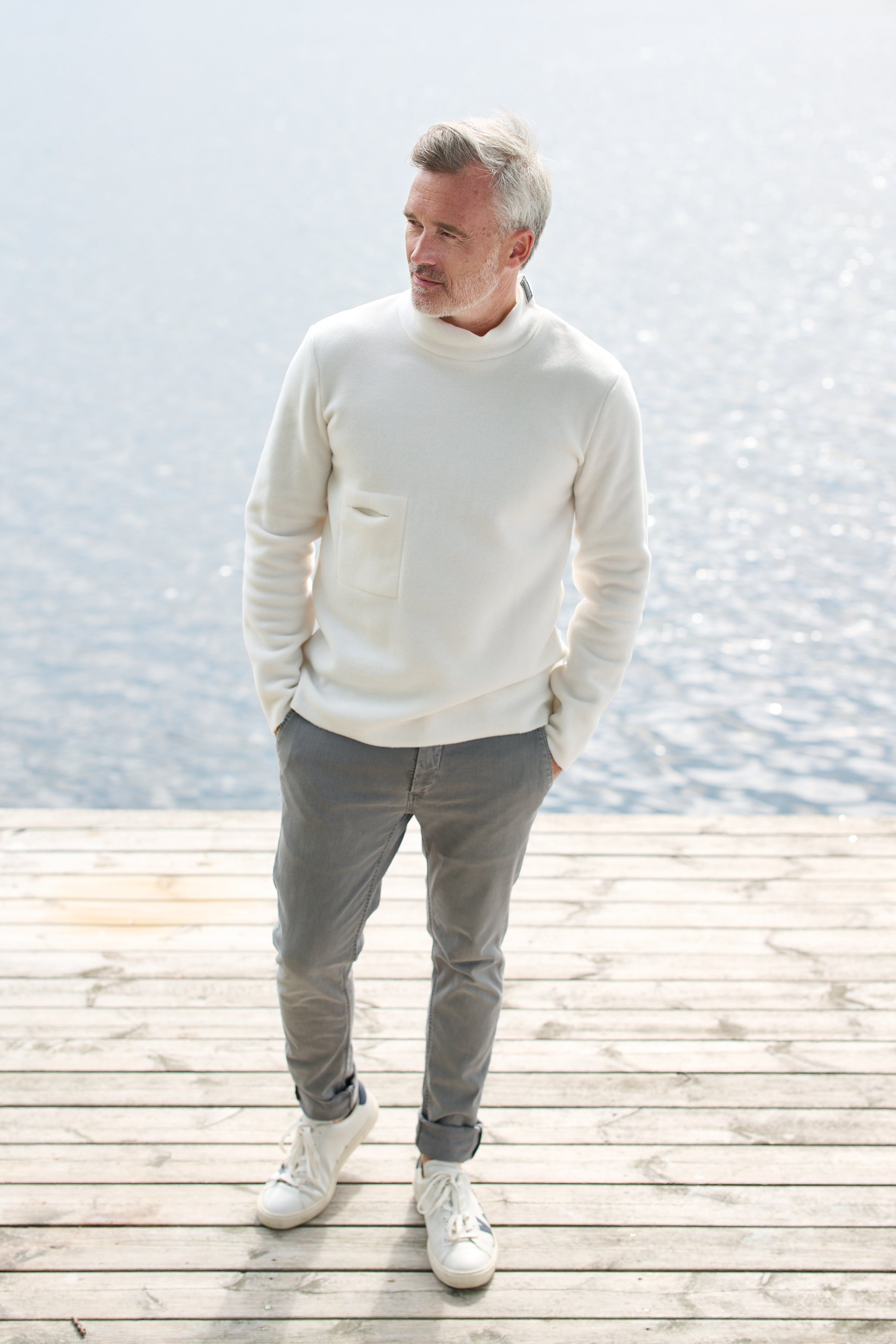 CARL BY STEFFENSEN COPENHAGEN SWEATER TURTLE NECK - 1003C BLOUSES & SWEATERS OFF WHITE 802
