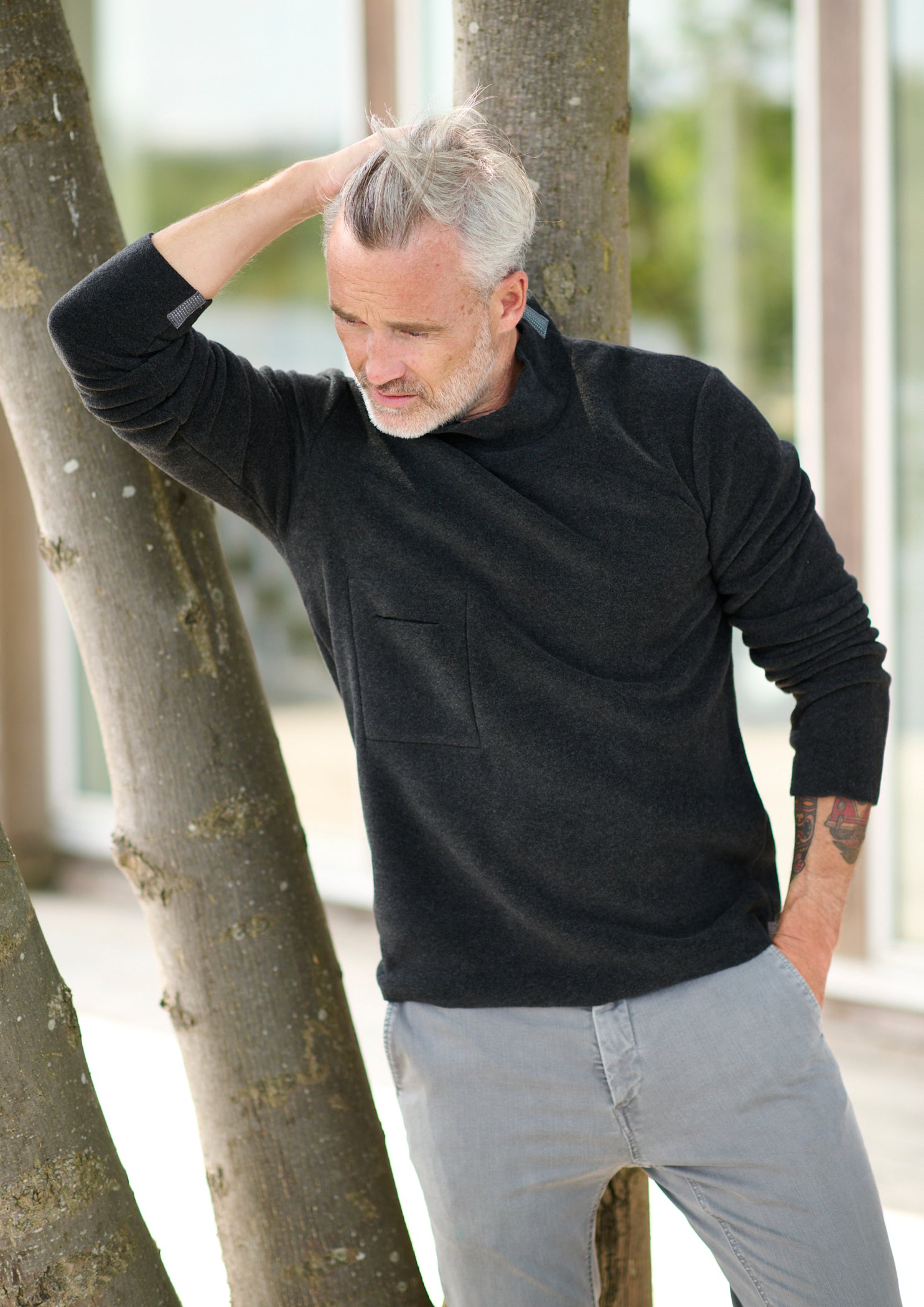 CARL BY STEFFENSEN COPENHAGEN SWEATER TURTLE NECK - 1003C BLOUSES & SWEATERS SOFT BLACK 914