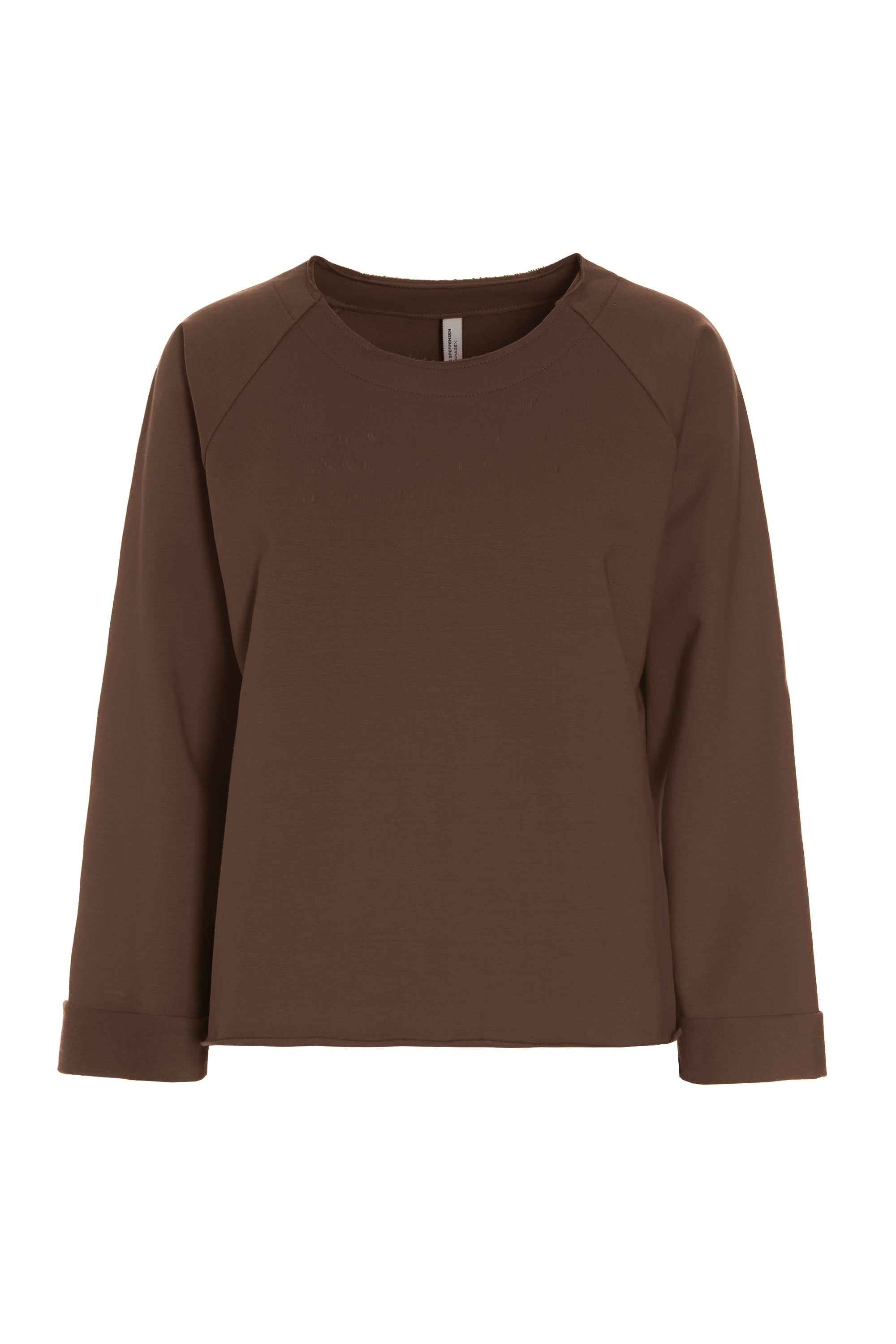 HENRIETTE STEFFENSEN COPENHAGEN SWEATSHIRT - 71017 BLUSER CHOCOLATE 844