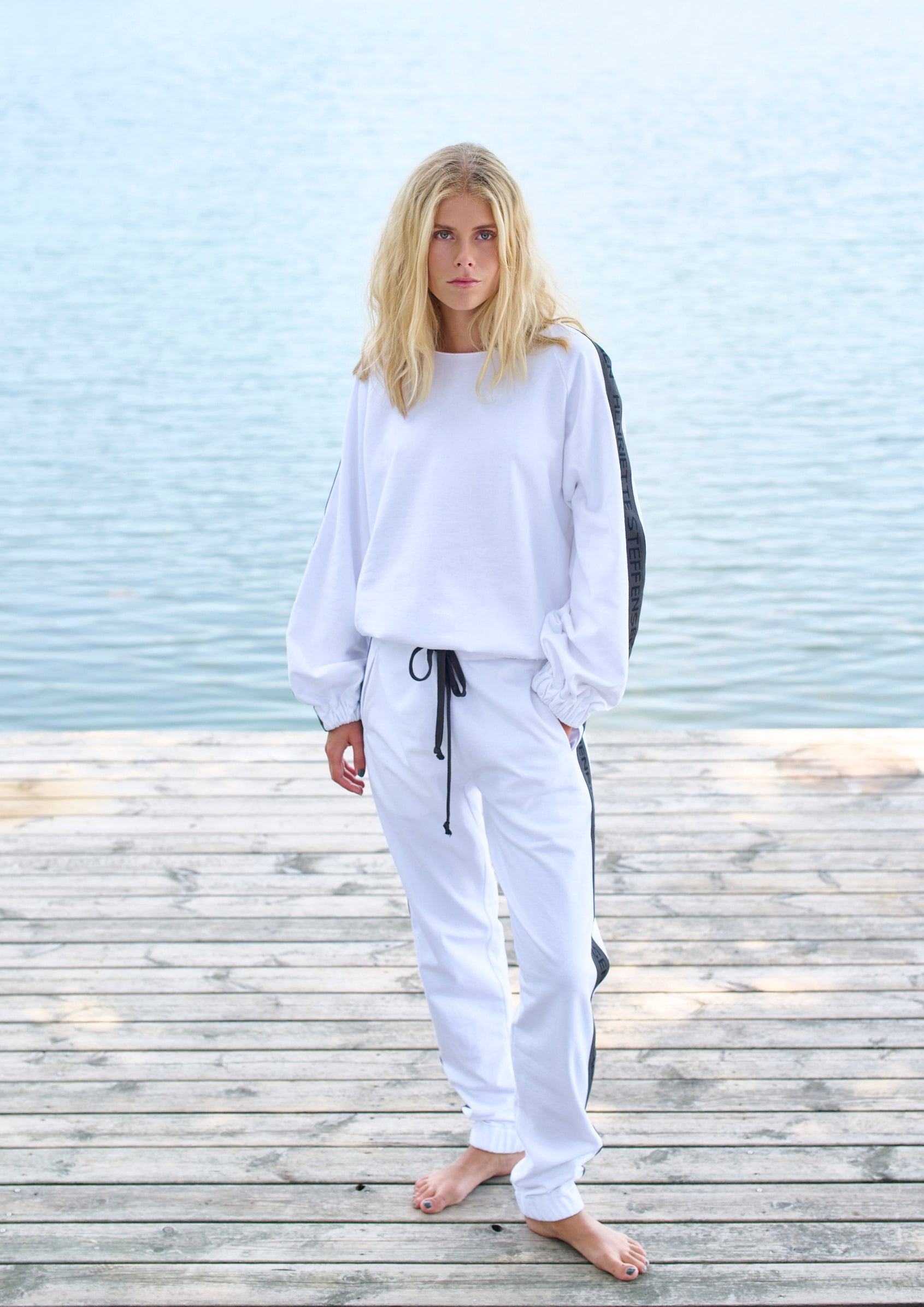 HENRIETTE STEFFENSEN COPENHAGEN SWEATSHIRT - 71602 BLUSER WHITE 816