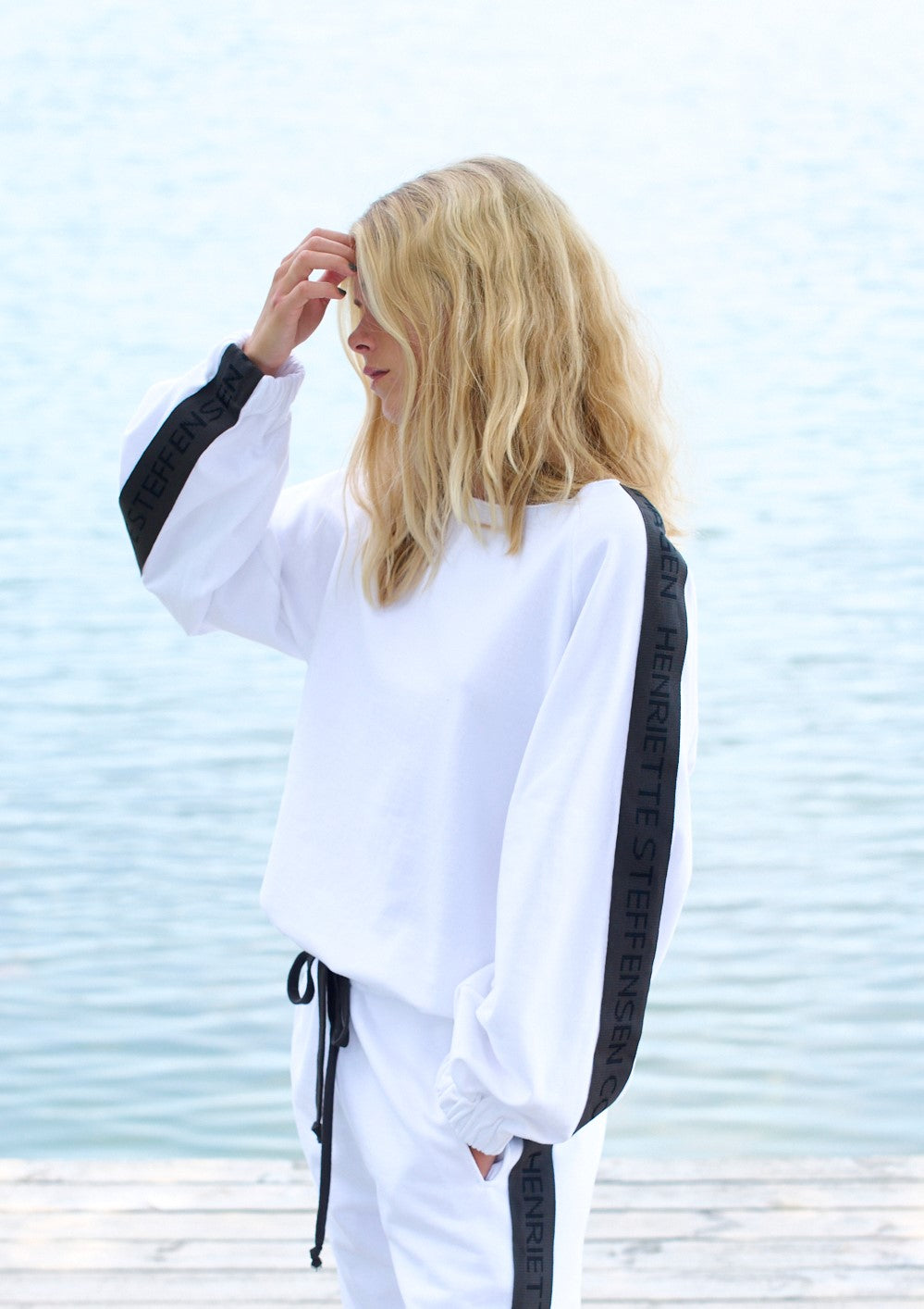 HENRIETTE STEFFENSEN COPENHAGEN SWEATSHIRT - 71602 BLUSER WHITE 816