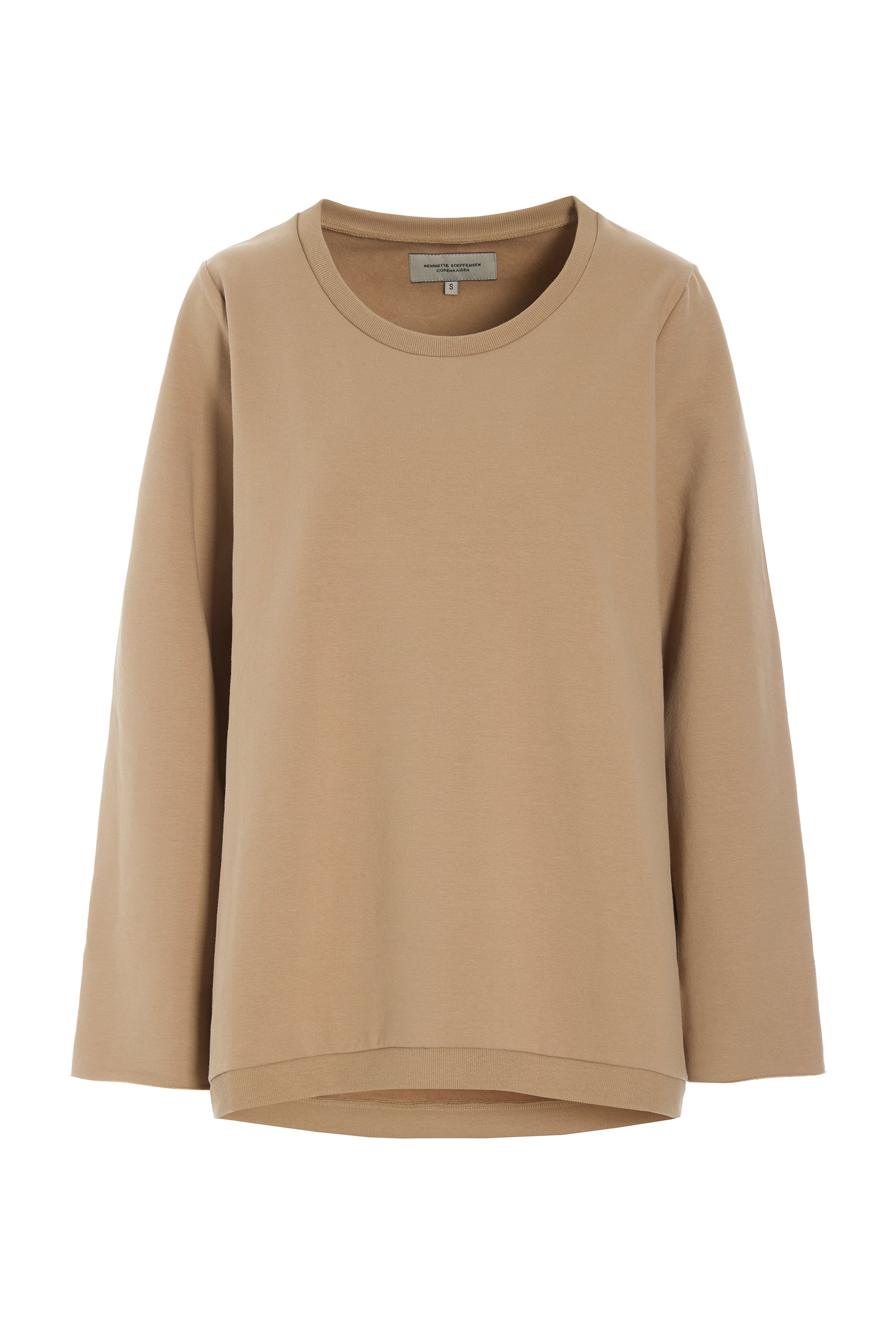 HENRIETTE STEFFENSEN COPENHAGEN SWEATSHIRT - 71605 BLUSER CAMEL 815