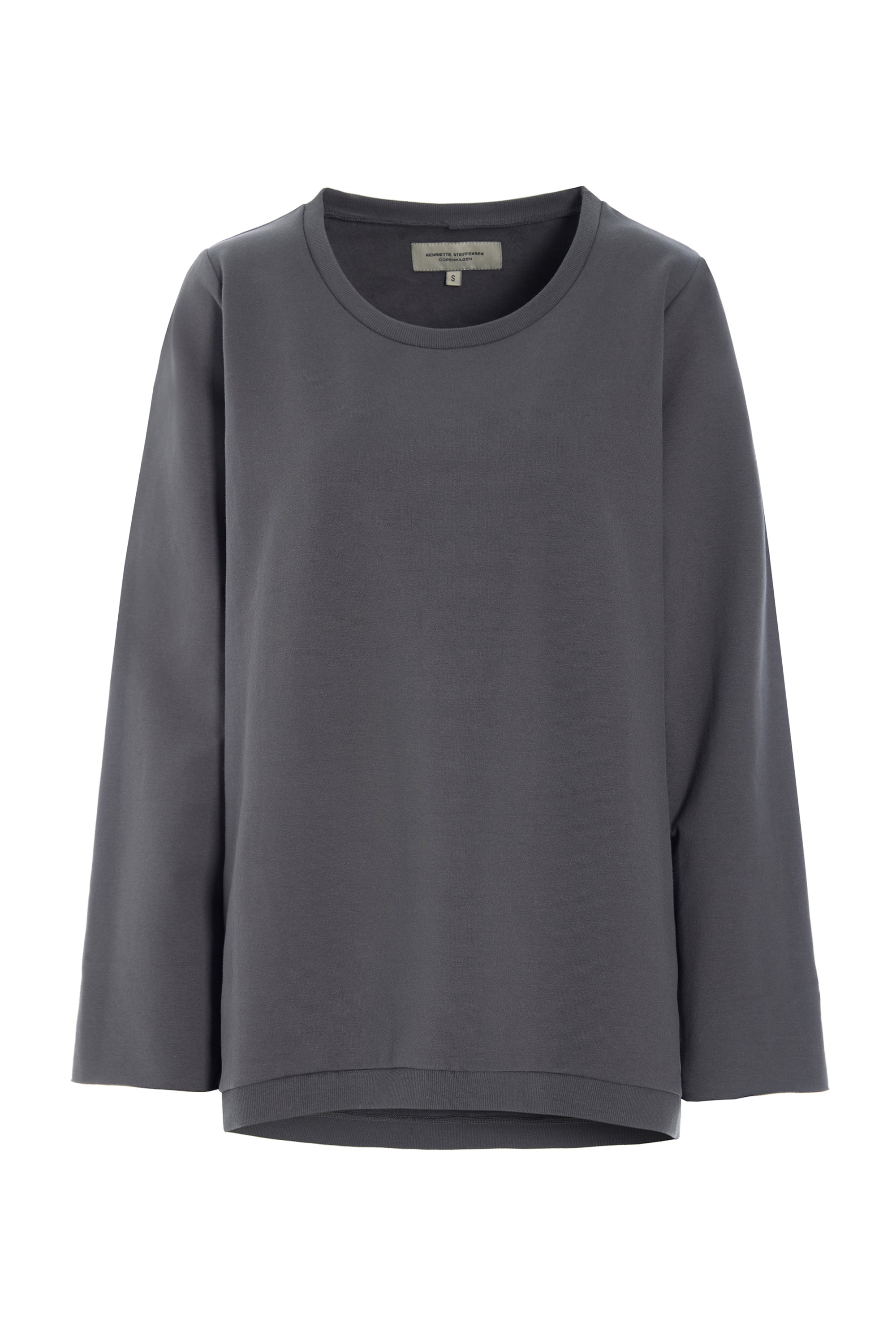 HENRIETTE STEFFENSEN COPENHAGEN SWEATSHIRT - 71605 BLUSER GREY 905
