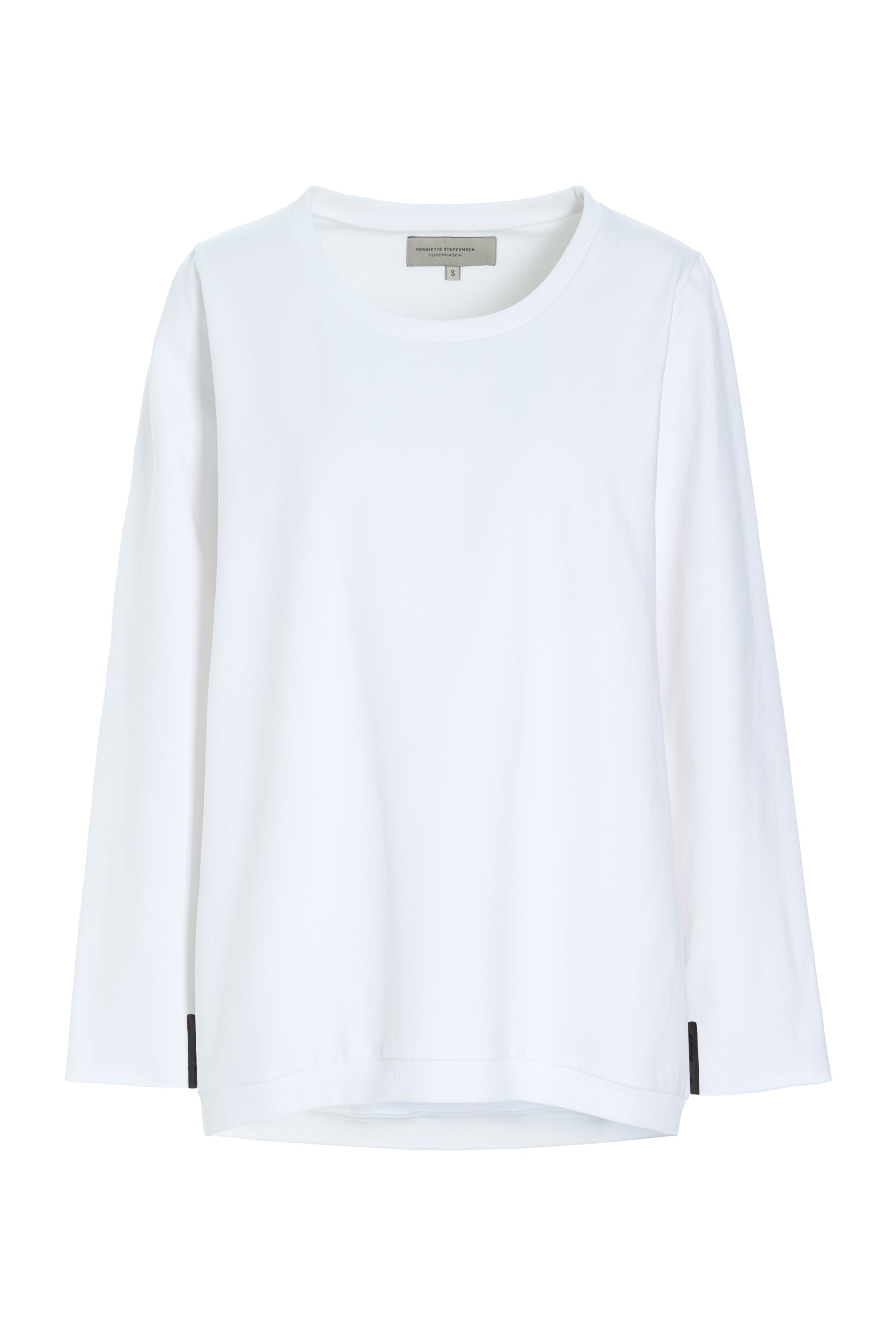 HENRIETTE STEFFENSEN COPENHAGEN SWEATSHIRT - 71605 BLUSER WHITE 816