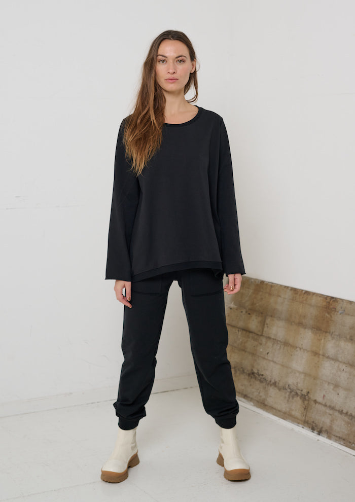 HENRIETTE STEFFENSEN COPENHAGEN SWEAT BUKSER - 72011 BUKSER BLACK 900