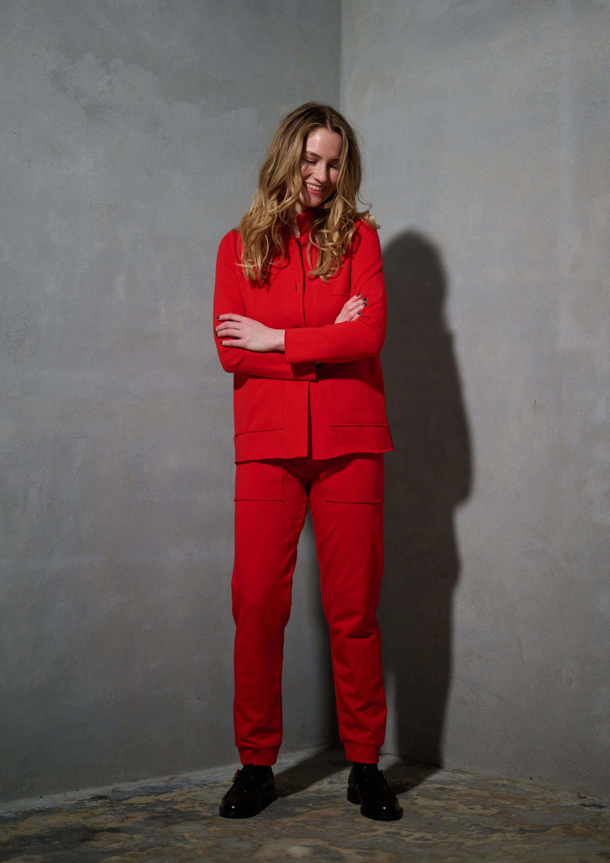 HENRIETTE STEFFENSEN COPENHAGEN SWEAT BUKSER - 72011 BUKSER TOMATO 845
