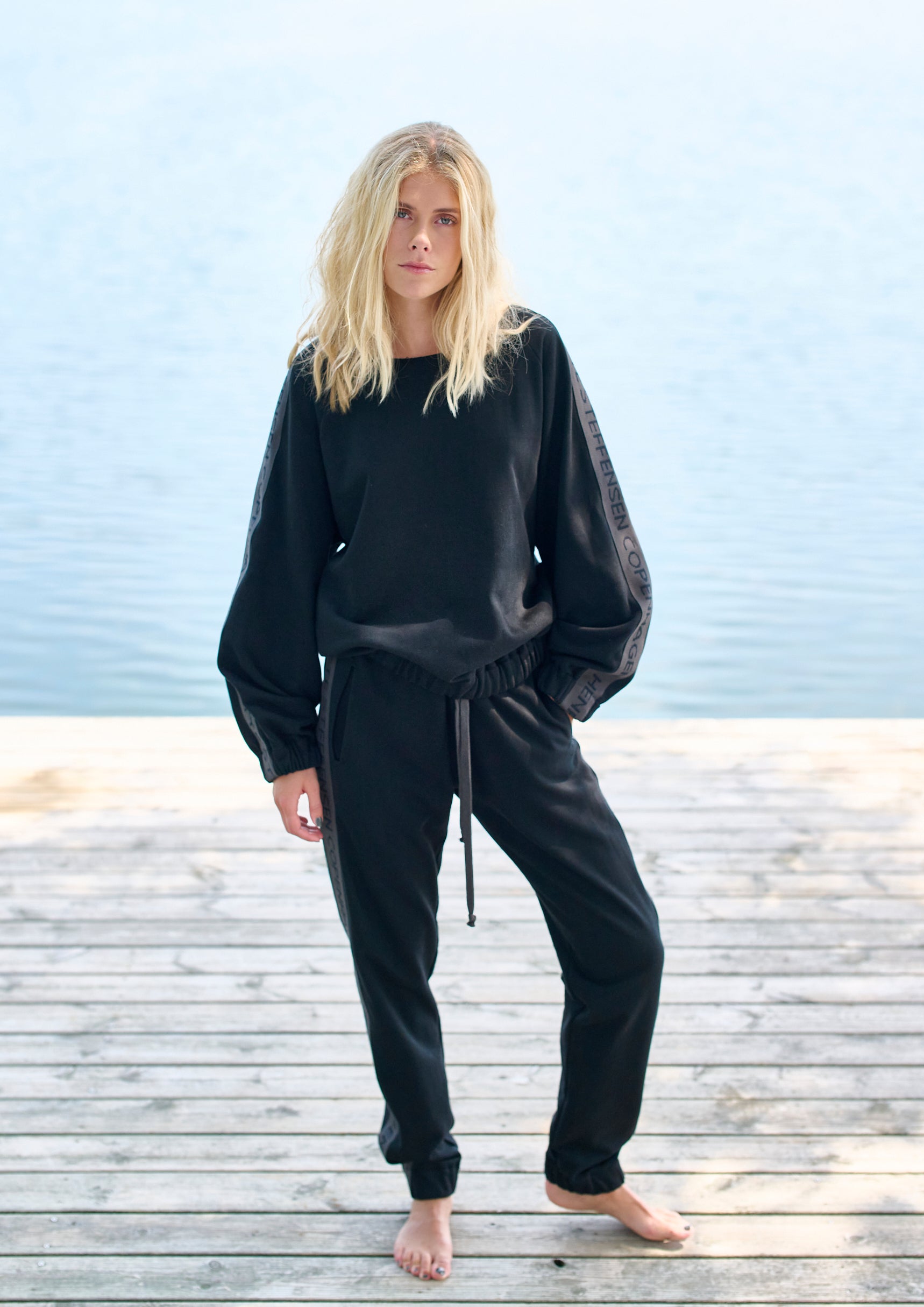 HENRIETTE STEFFENSEN COPENHAGEN SWEAT BUKSER - 72302 BUKSER BLACK 900