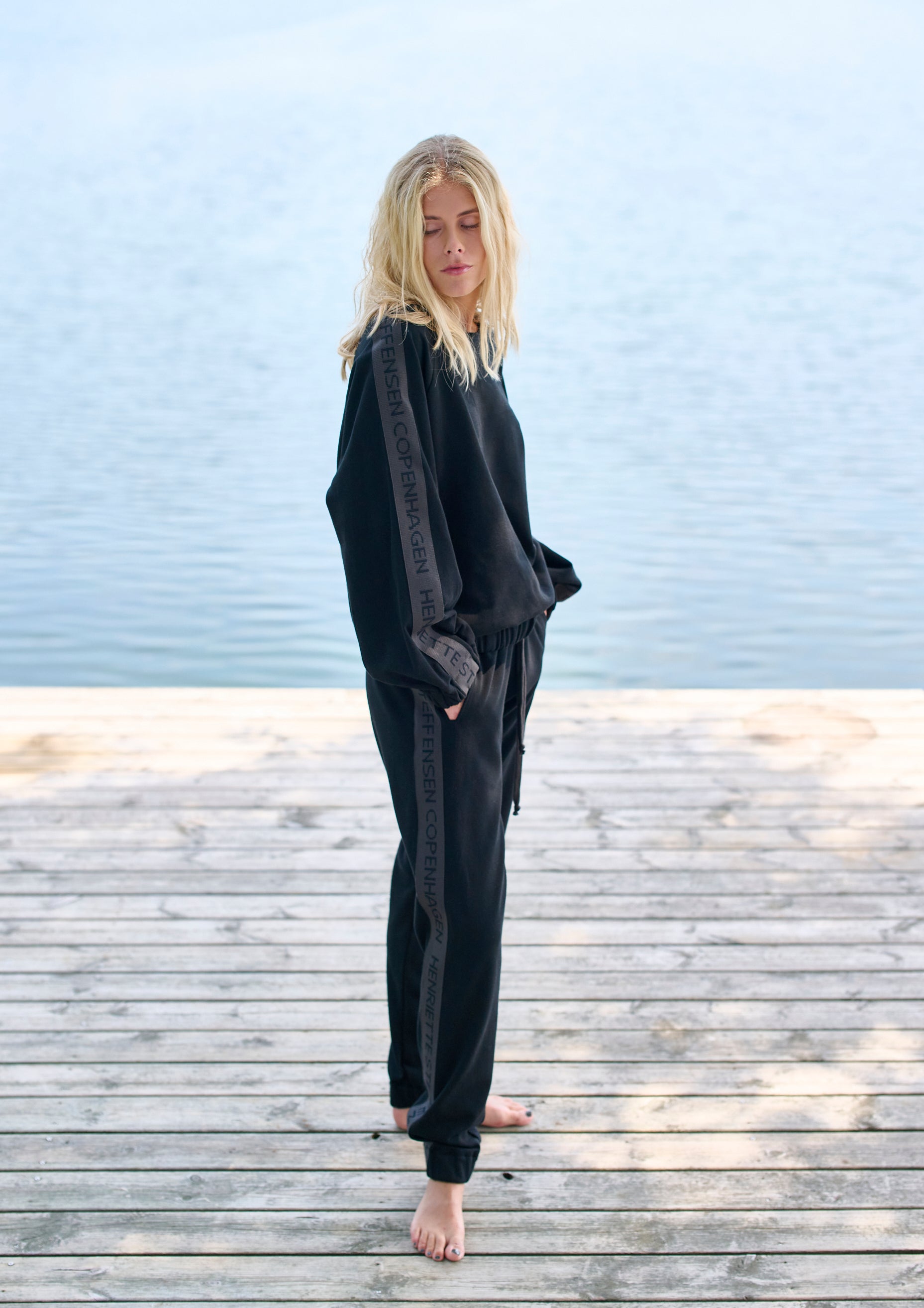 HENRIETTE STEFFENSEN COPENHAGEN SWEAT BUKSER - 72302 BUKSER BLACK 900