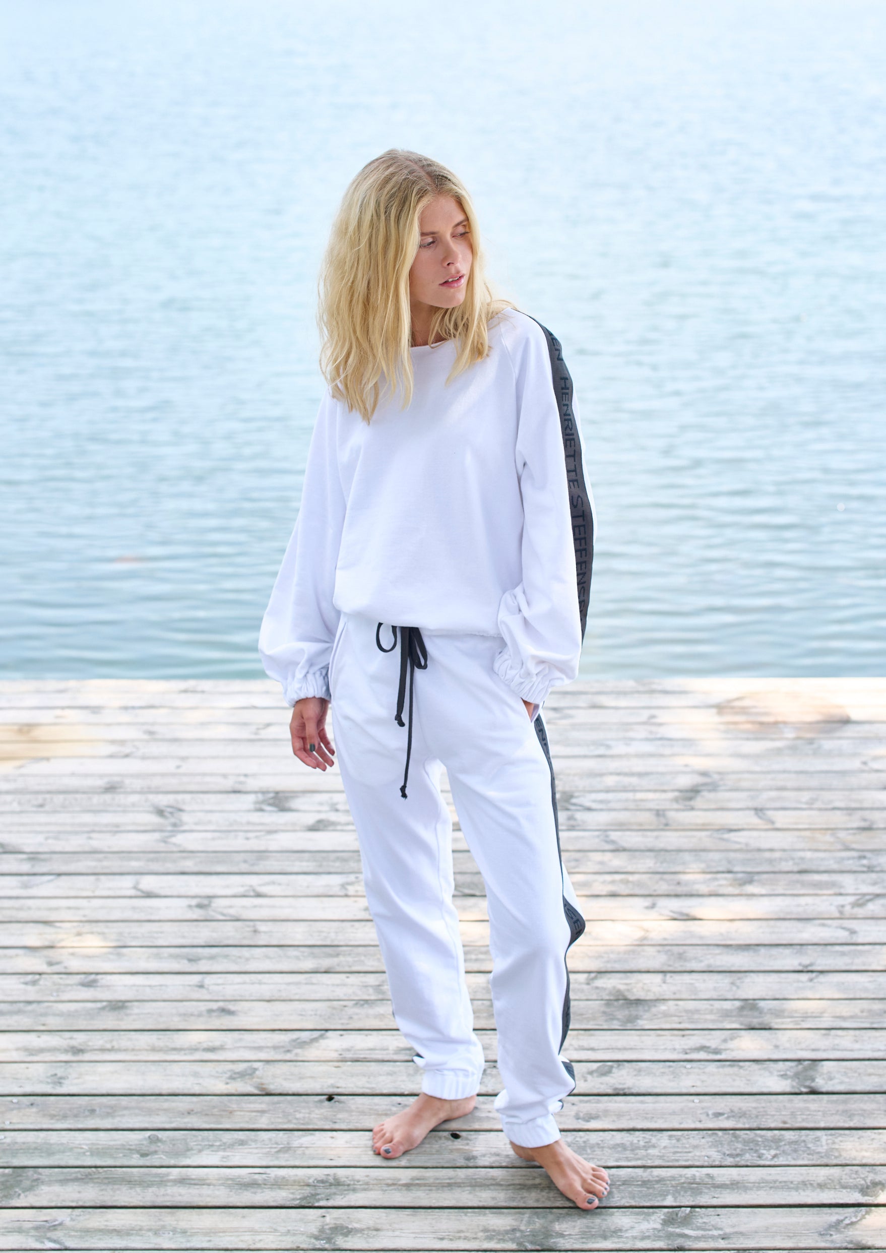 HENRIETTE STEFFENSEN COPENHAGEN SWEAT BUKSER - 72302 BUKSER WHITE 816