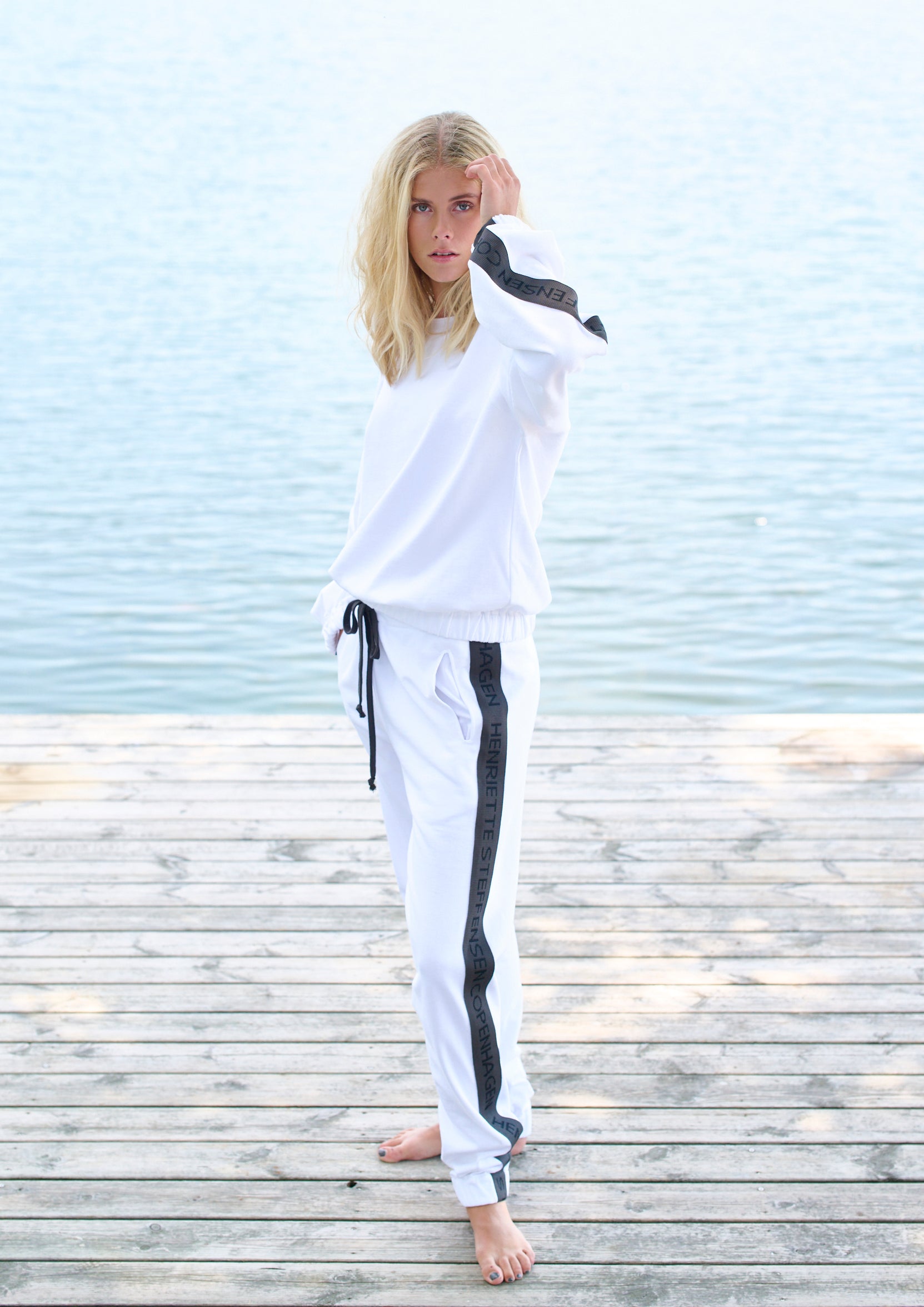 HENRIETTE STEFFENSEN COPENHAGEN SWEAT BUKSER - 72302 BUKSER WHITE 816