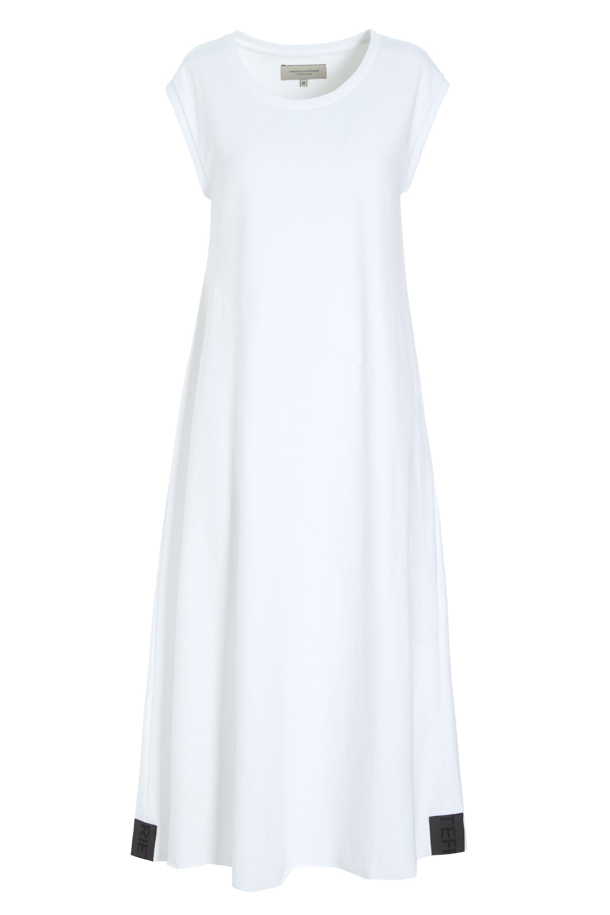 HENRIETTE STEFFENSEN COPENHAGEN SWEAT KJOLE - 73405 DRESS cotton WHITE 816
