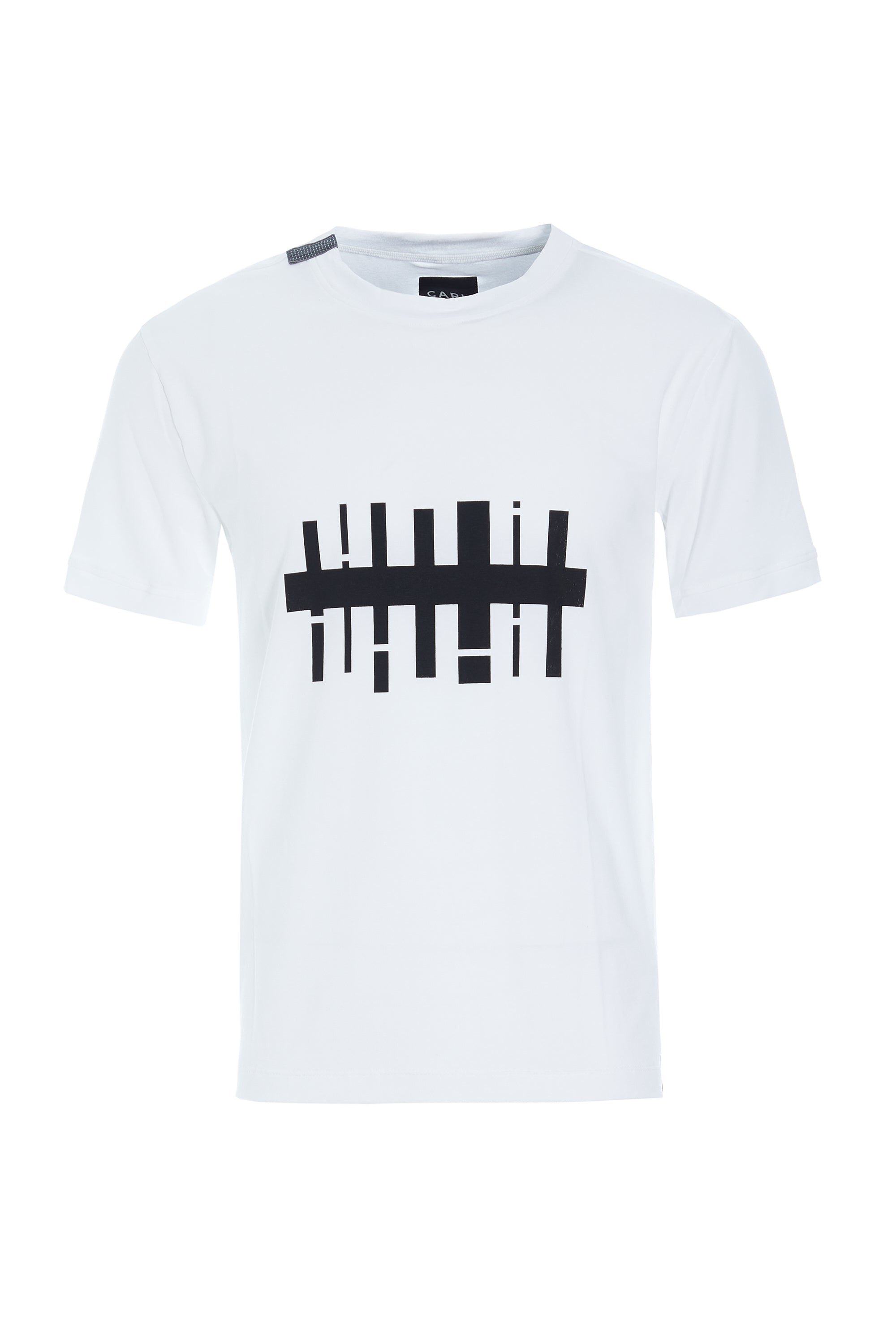 CARL BY STEFFENSEN COPENHAGEN T-SHIRT MED PRINT - 1018CP T-SHIRTS WHITE 816