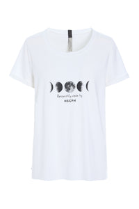 T-SHIRT MOON - 96107 - WHITE
