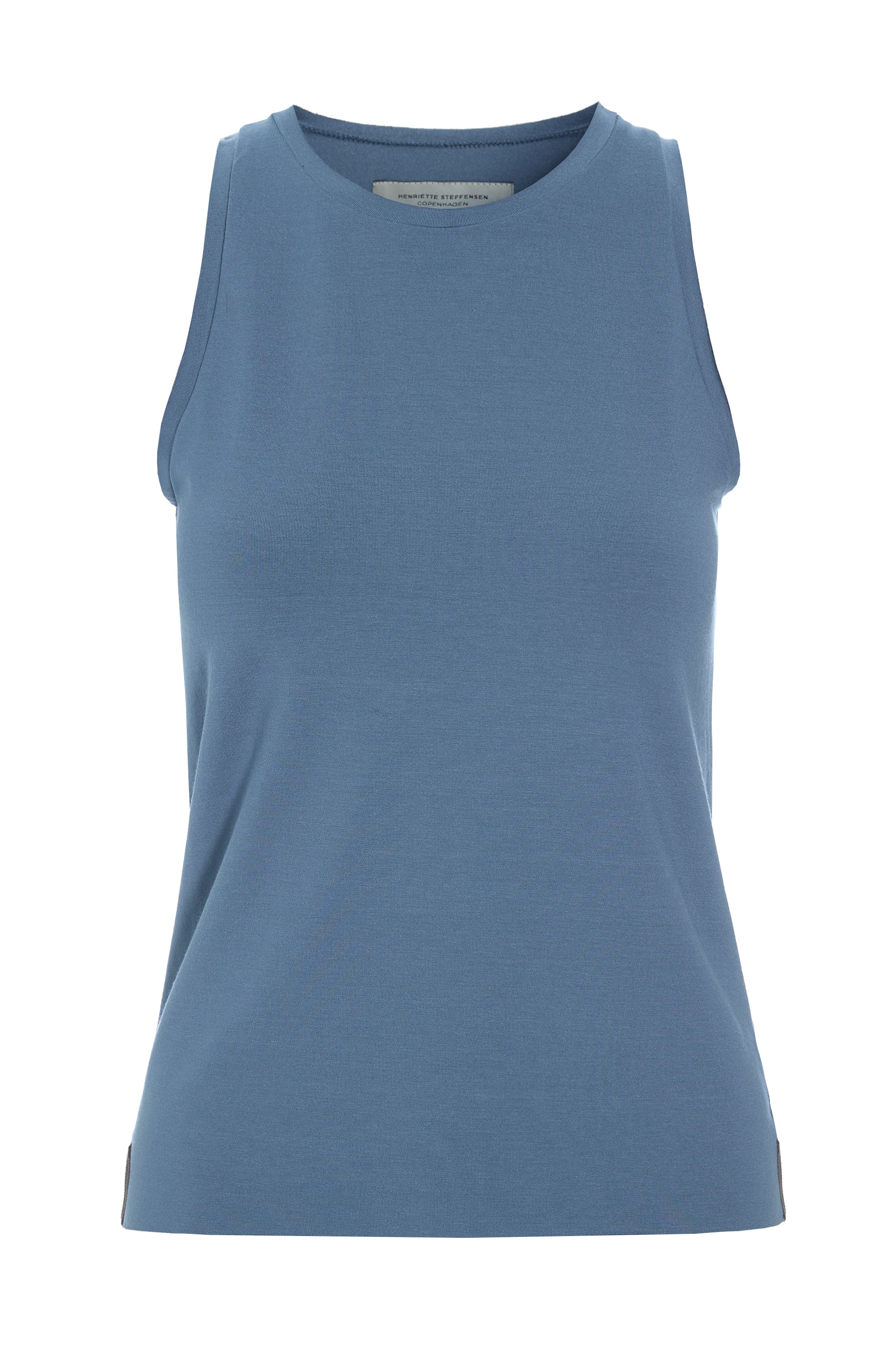 HENRIETTE STEFFENSEN COPENHAGEN TANK TOP - 96087 T-SHIRTS DUSTY BLUE 794