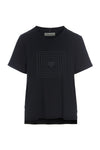 TEE LABYRINTH PRINT - 96099 - BLACK