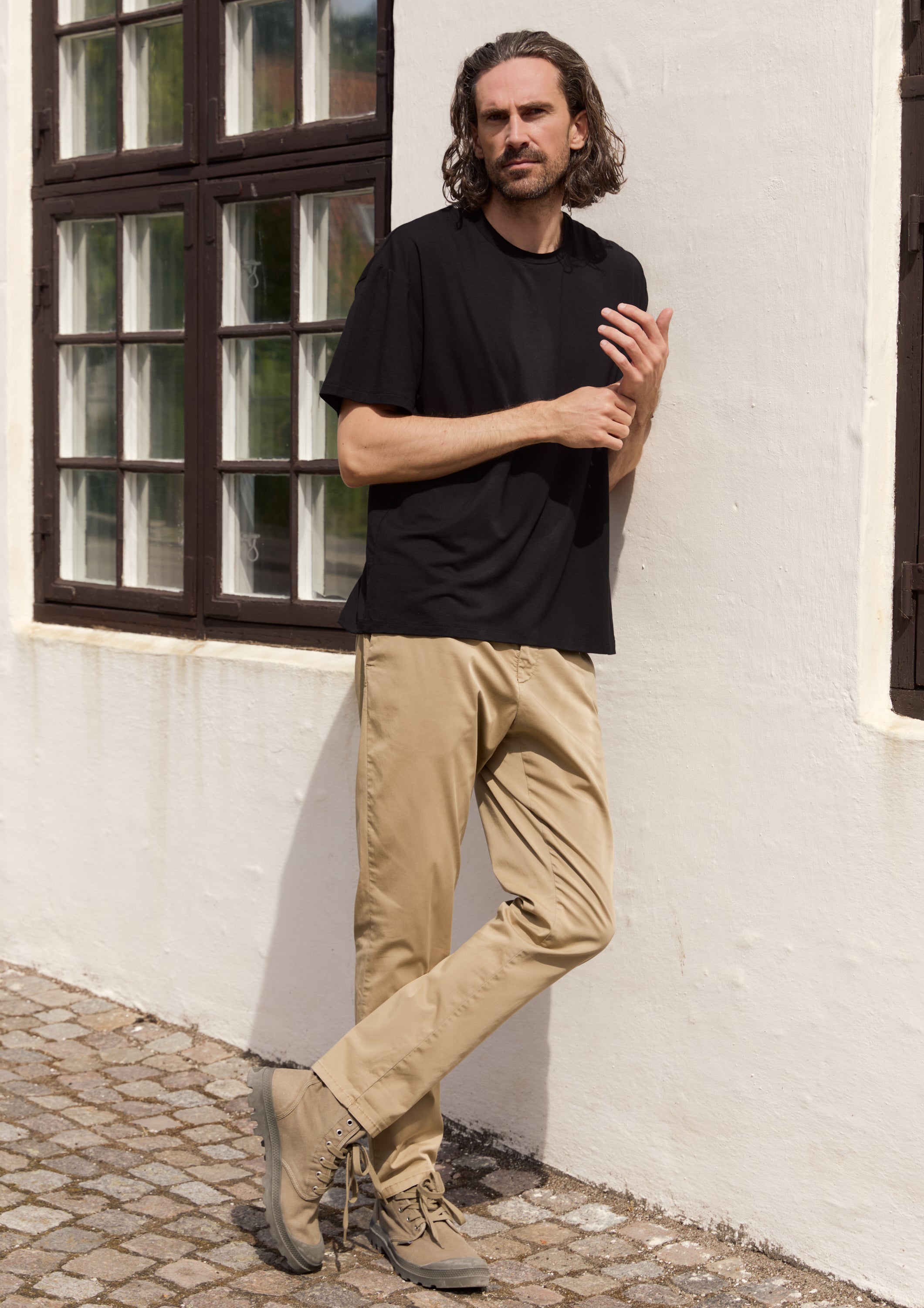 CARL BY STEFFENSEN COPENHAGEN TEE LOOSE FIT - 1042C T-SHIRTS BLACK 900