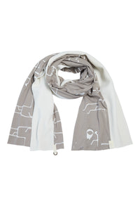 TØKLÆDE MIX - 4067 - OFF WHITE/SAND PRINT
