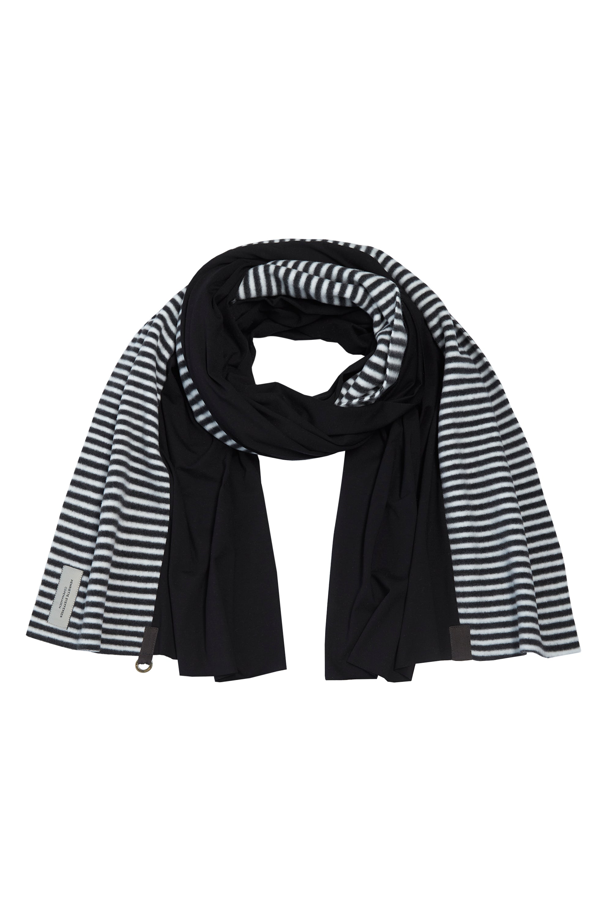 HENRIETTE STEFFENSEN COPENHAGEN TØKLÆDE MIX - 4067 SCARFS STRIPES/BLACK 685