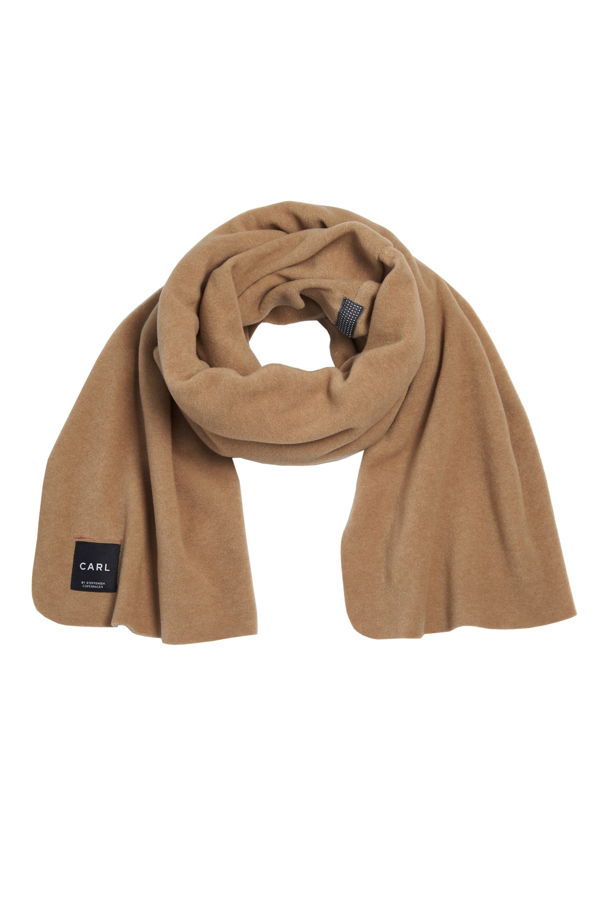 CARL BY STEFFENSEN COPENHAGEN TØRKLÆDE I BLØD FLEECE - 1004C SCARFS CAMEL 815