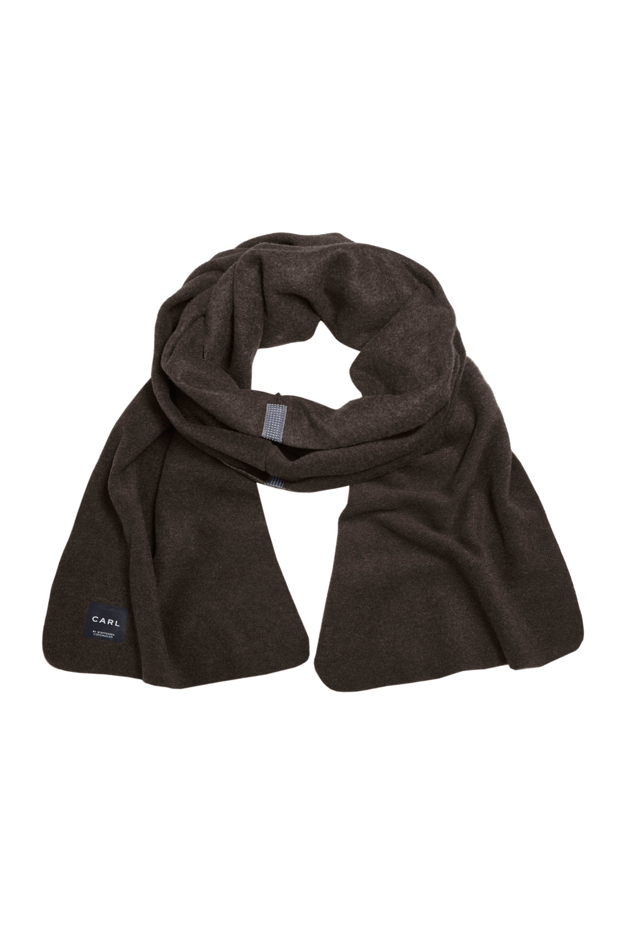 CARL BY STEFFENSEN COPENHAGEN TØRKLÆDE I BLØD FLEECE - 1004C SCARFS CHOCOLATE 844