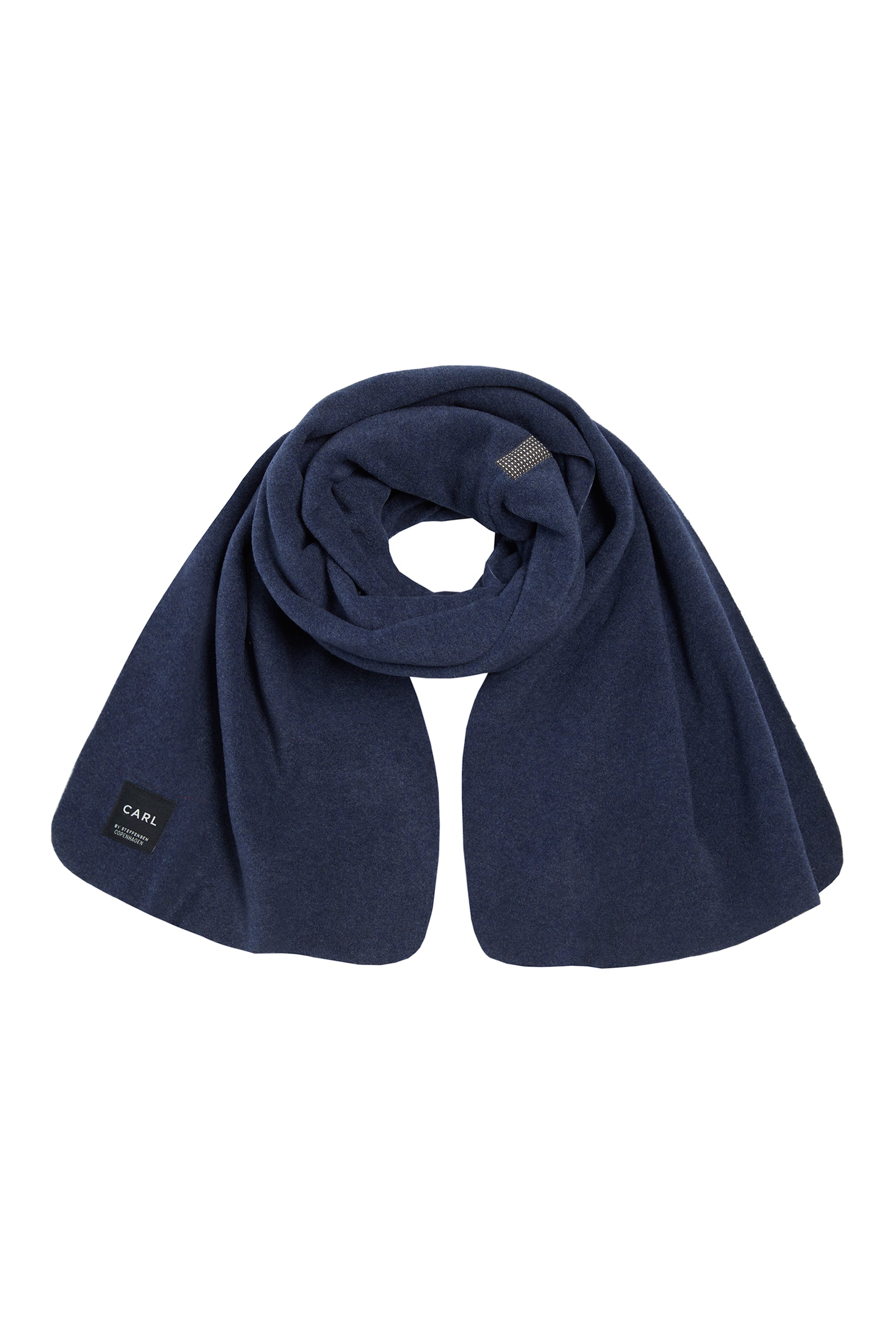 CARL BY STEFFENSEN COPENHAGEN TØRKLÆDE I BLØD FLEECE - 1004C SCARFS DENIM 767
