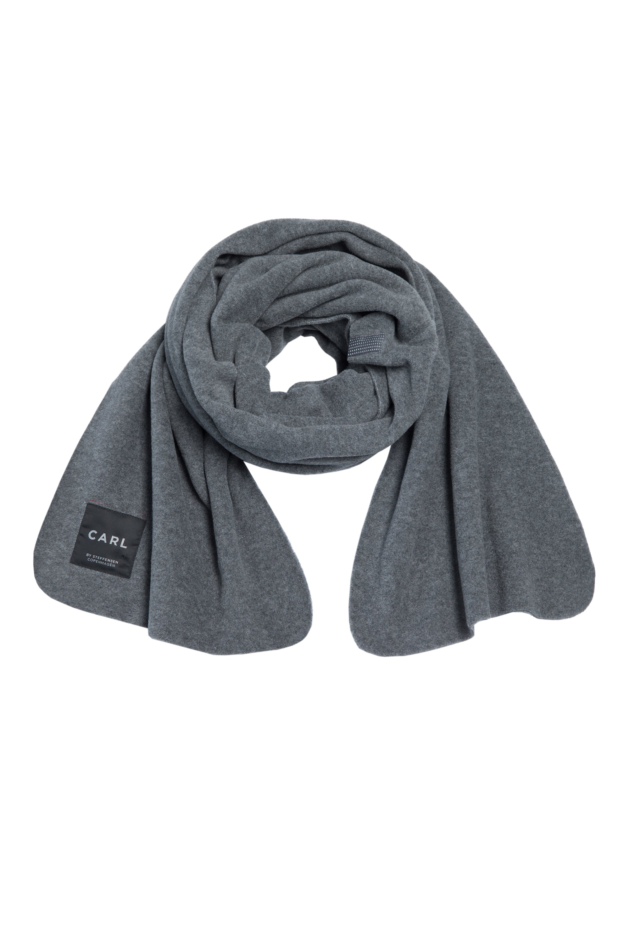 CARL BY STEFFENSEN COPENHAGEN TØRKLÆDE I BLØD FLEECE - 1004C SCARFS GREY 905