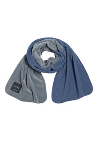 TØRKLÆDE I BLØD FLEECE - 1004C - GREY BLUE/SAND