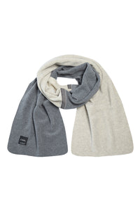 TØRKLÆDE I BLØD FLEECE - 1004C - GREY/SAND