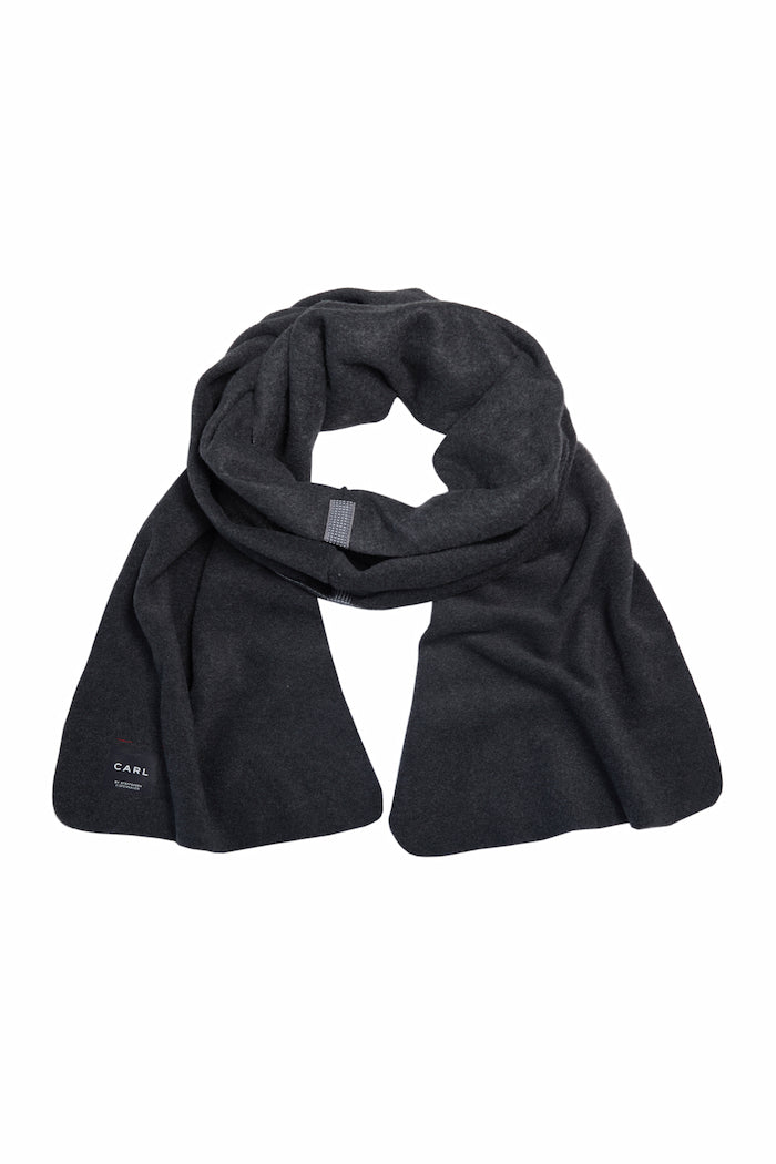 CARL BY STEFFENSEN COPENHAGEN TØRKLÆDE I BLØD FLEECE - 1004C SCARFS SOFT BLACK 914