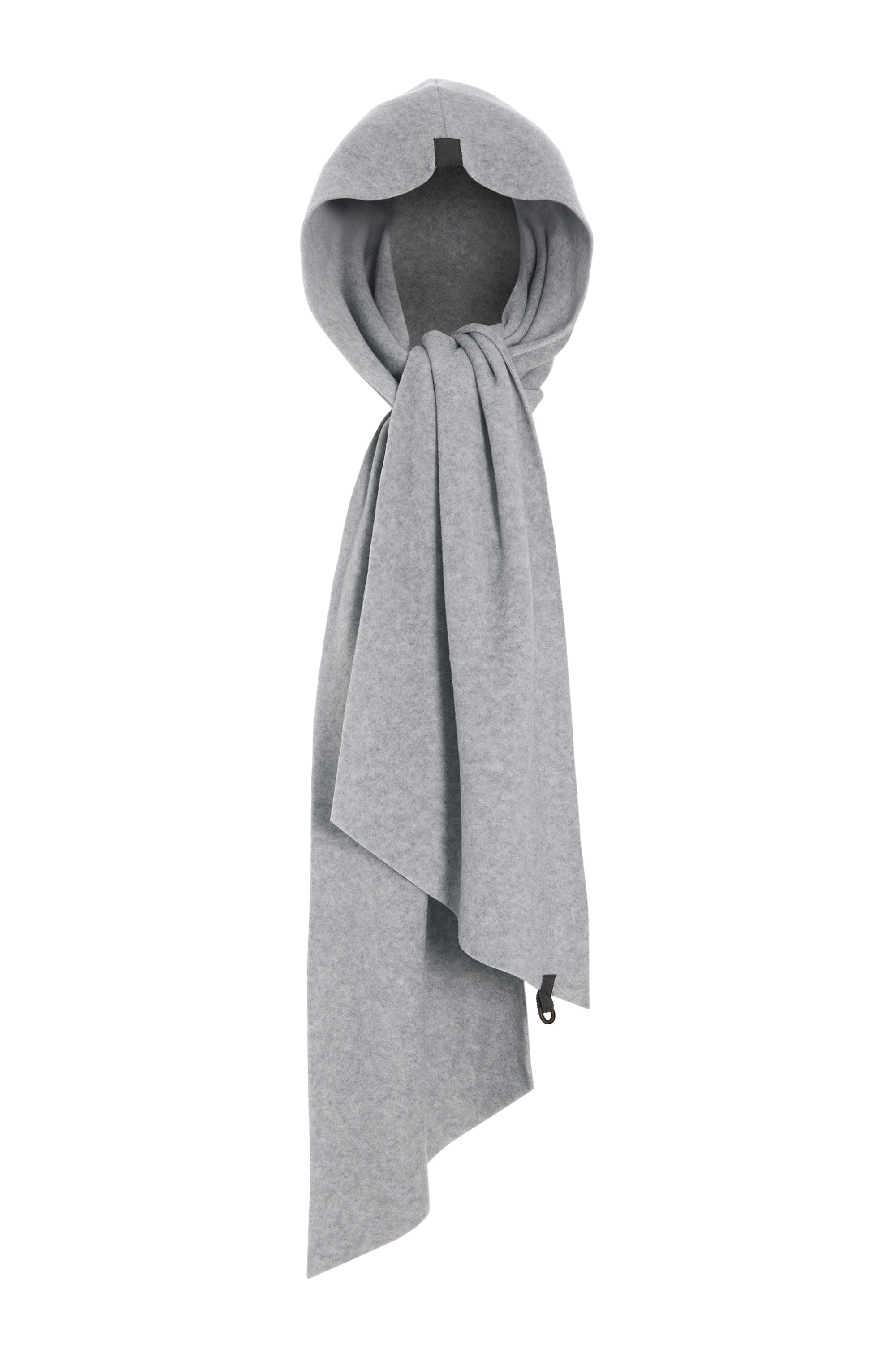 HENRIETTE STEFFENSEN COPENHAGEN TØRKLÆDE MED HUE- 4127 SCARFS LIGHT GREY 876
