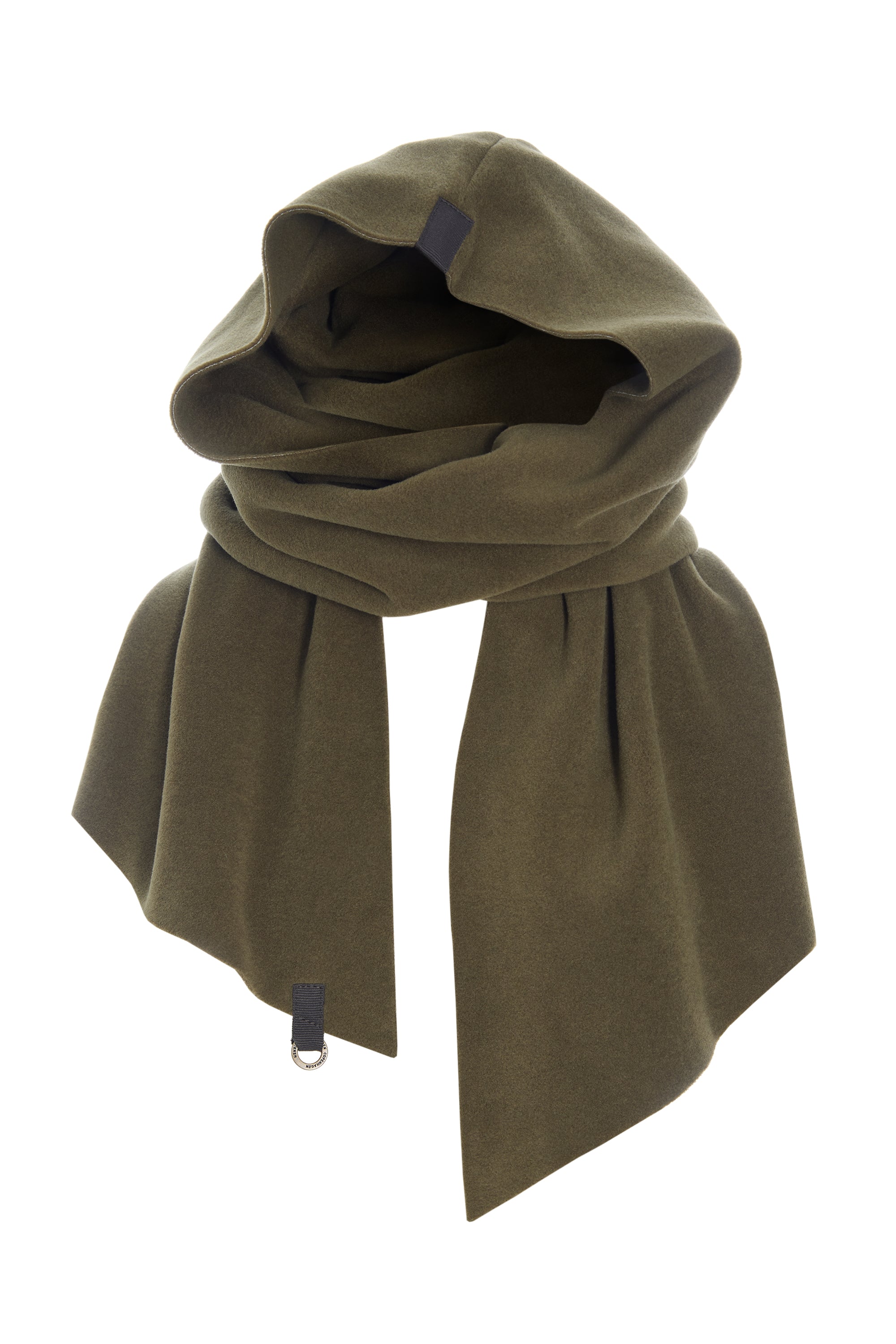 HENRIETTE STEFFENSEN COPENHAGEN TØRKLÆDE MED HUE - 4127 SCARFS MOSS 611