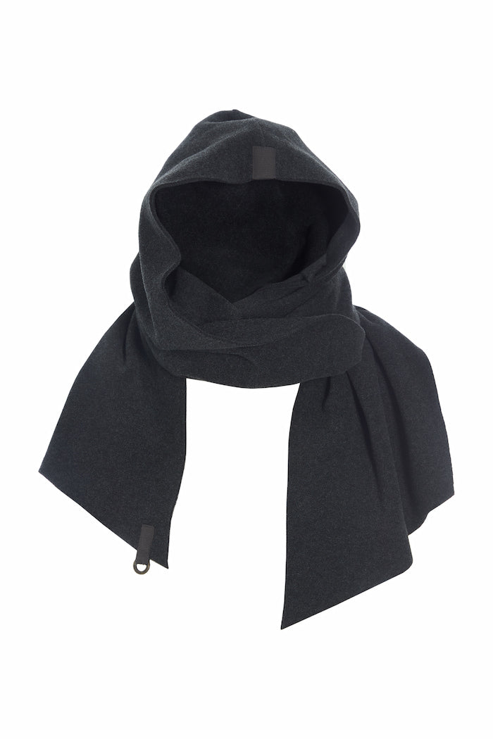 HENRIETTE STEFFENSEN COPENHAGEN TØRKLÆDE MED HUE - 4127 SCARFS SOFT BLACK 914