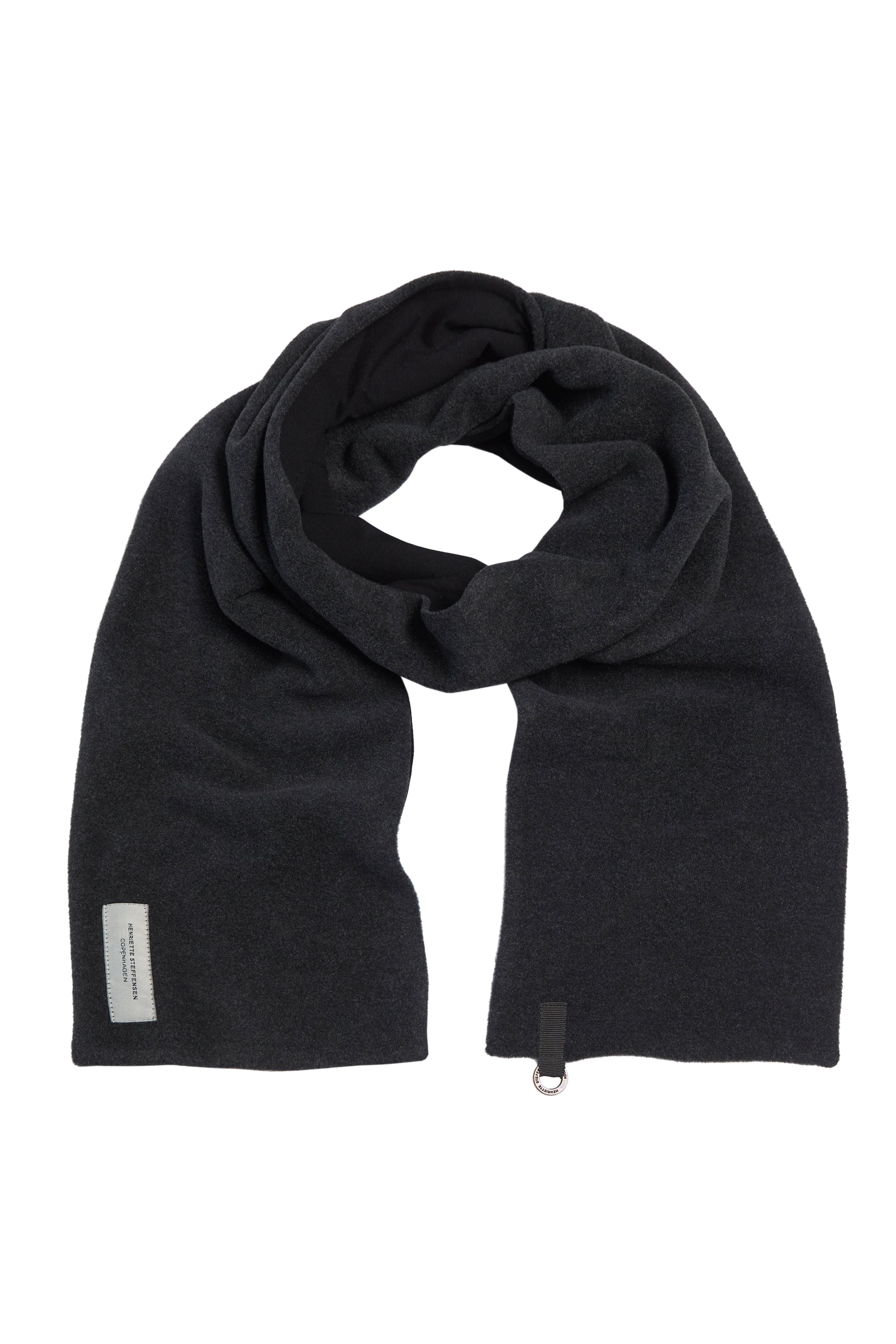 HENRIETTE STEFFENSEN COPENHAGEN TØRKLÆDE MIX - 4080 SCARFS BLACK/SOFT BLACK 923