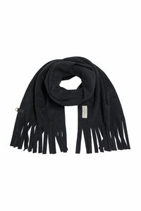 TØRKLÆDE M/ FRYNSER - 4107 - SOFT BLACK