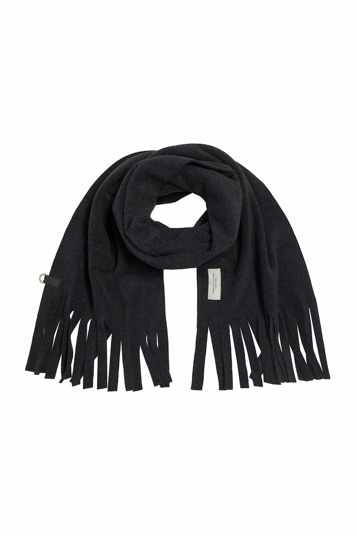 HENRIETTE STEFFENSEN COPENHAGEN TØRKLÆDE M/ FRYNSER - 4107 SCARFS SOFT BLACK 914