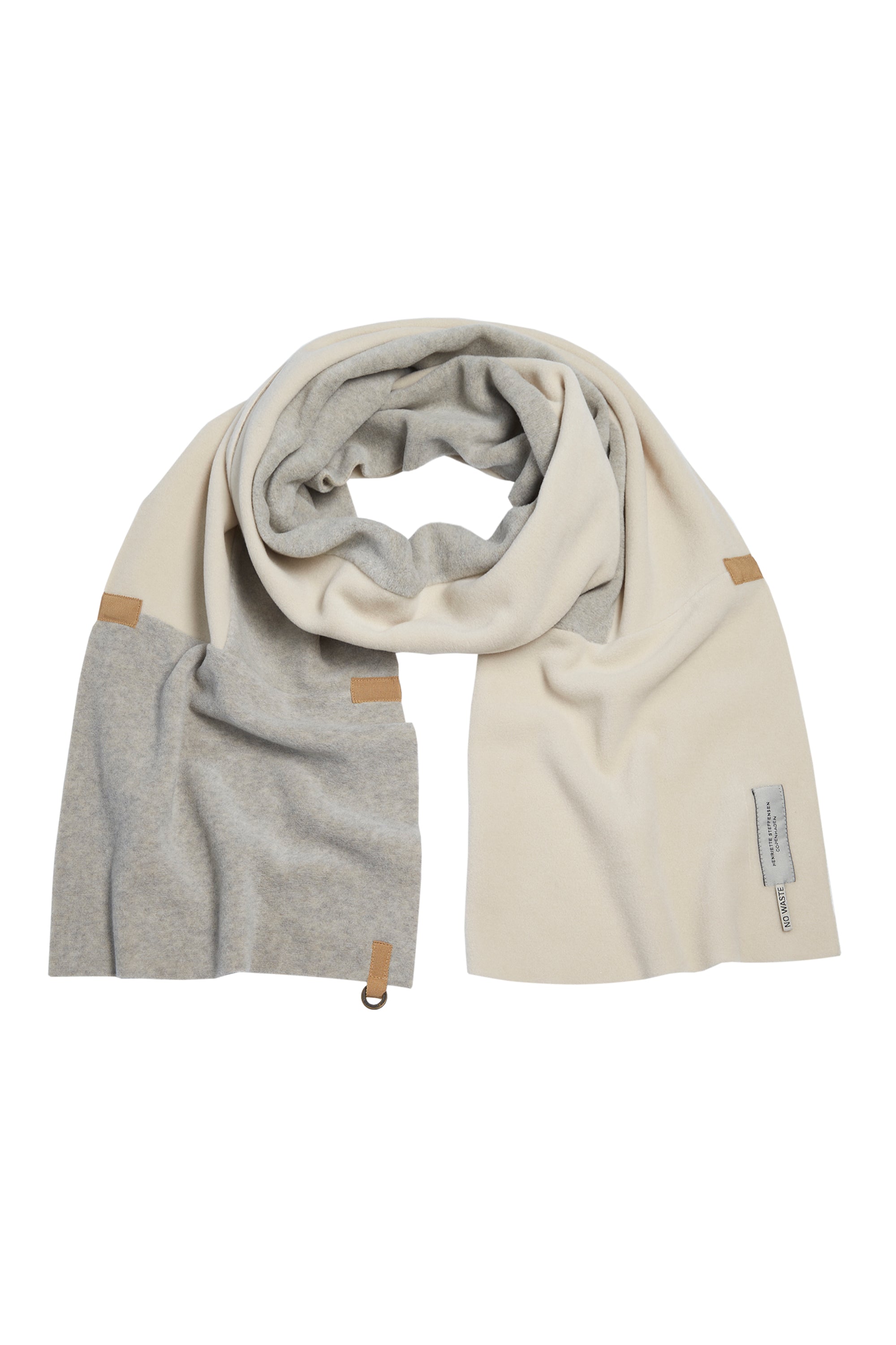 HENRIETTE STEFFENSEN COPENHAGEN TØRKLÆDE NO WASTE - 4089 SCARFS KIT/SOFT BLACK 558